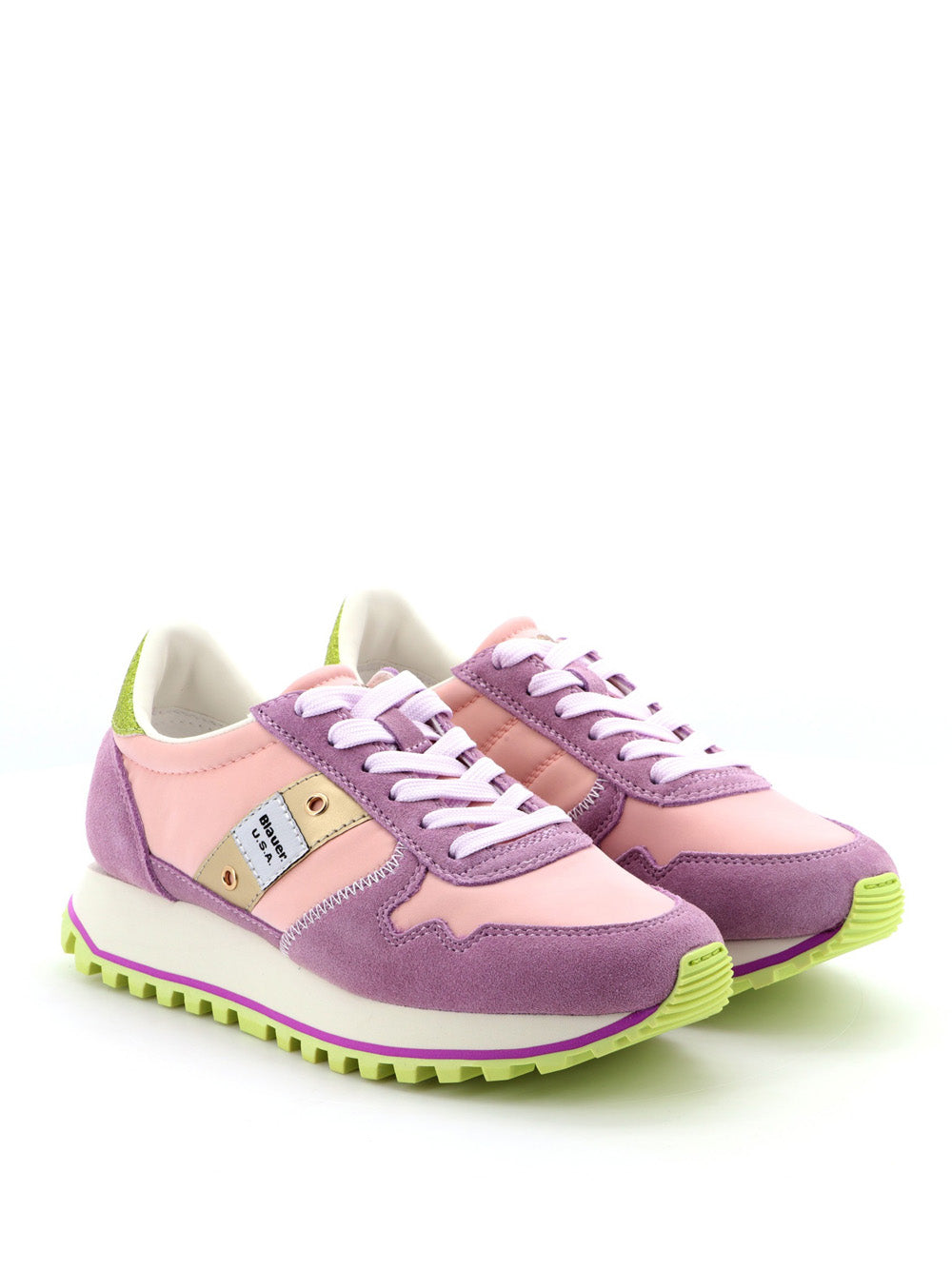 Sneakers Blauer Millen01 da Donna - Rosa Viola