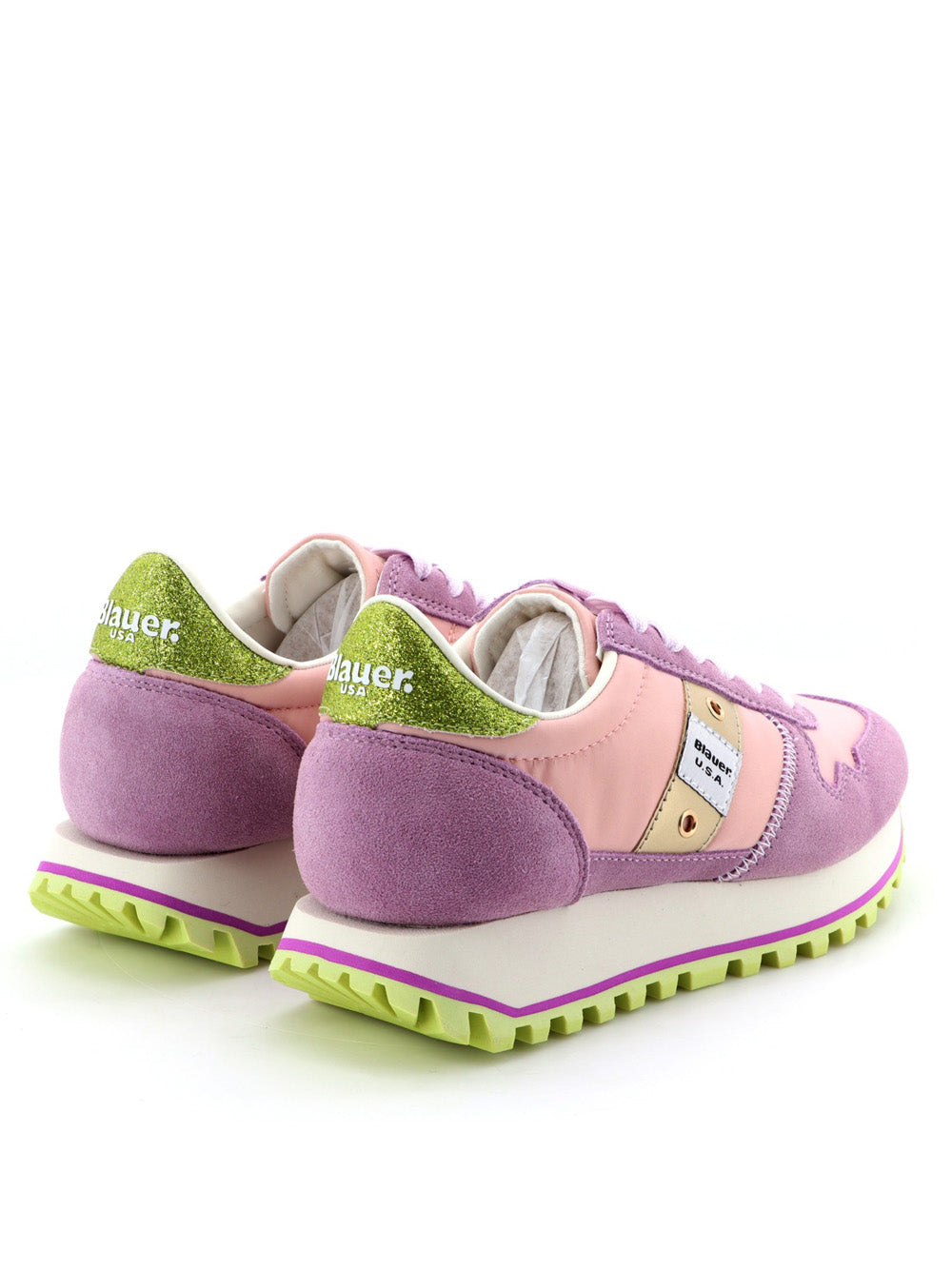 Sneakers Blauer Millen01 da Donna - Rosa Viola