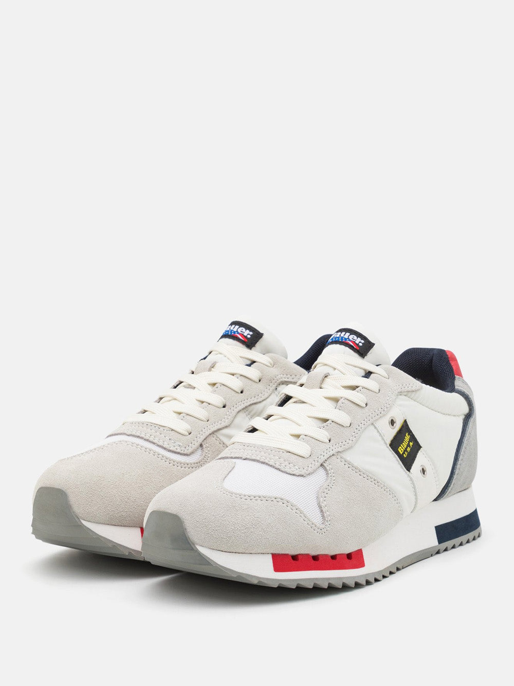 Sneakers Blauer Queens01 da Uomo - Bianco