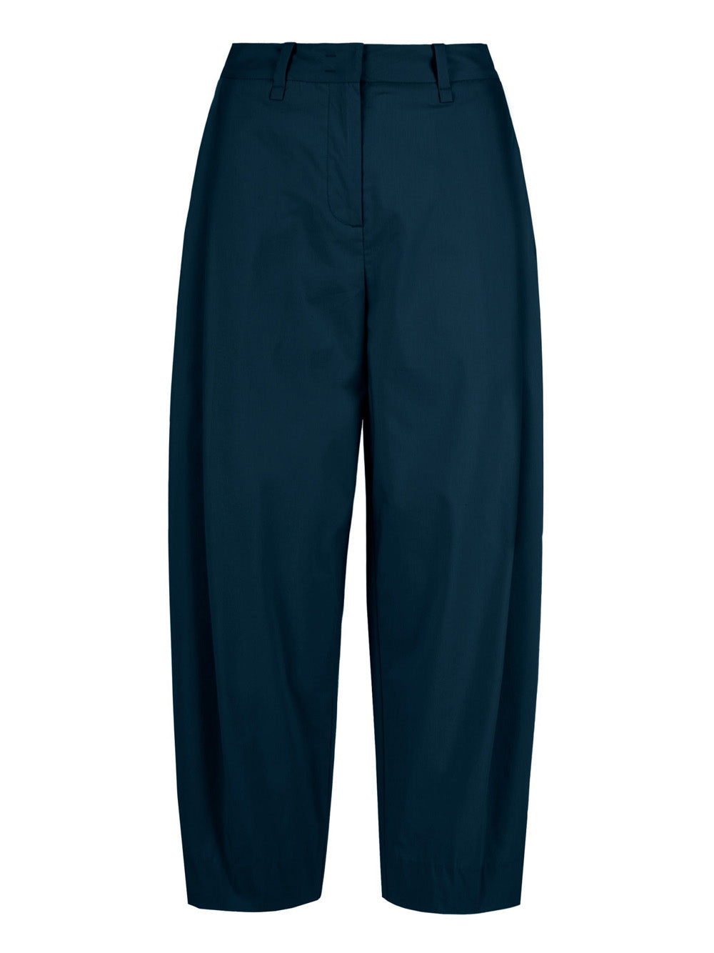 Pantalone Chino Bomboogie Pleat Barrel-Leg da Donna - Blu