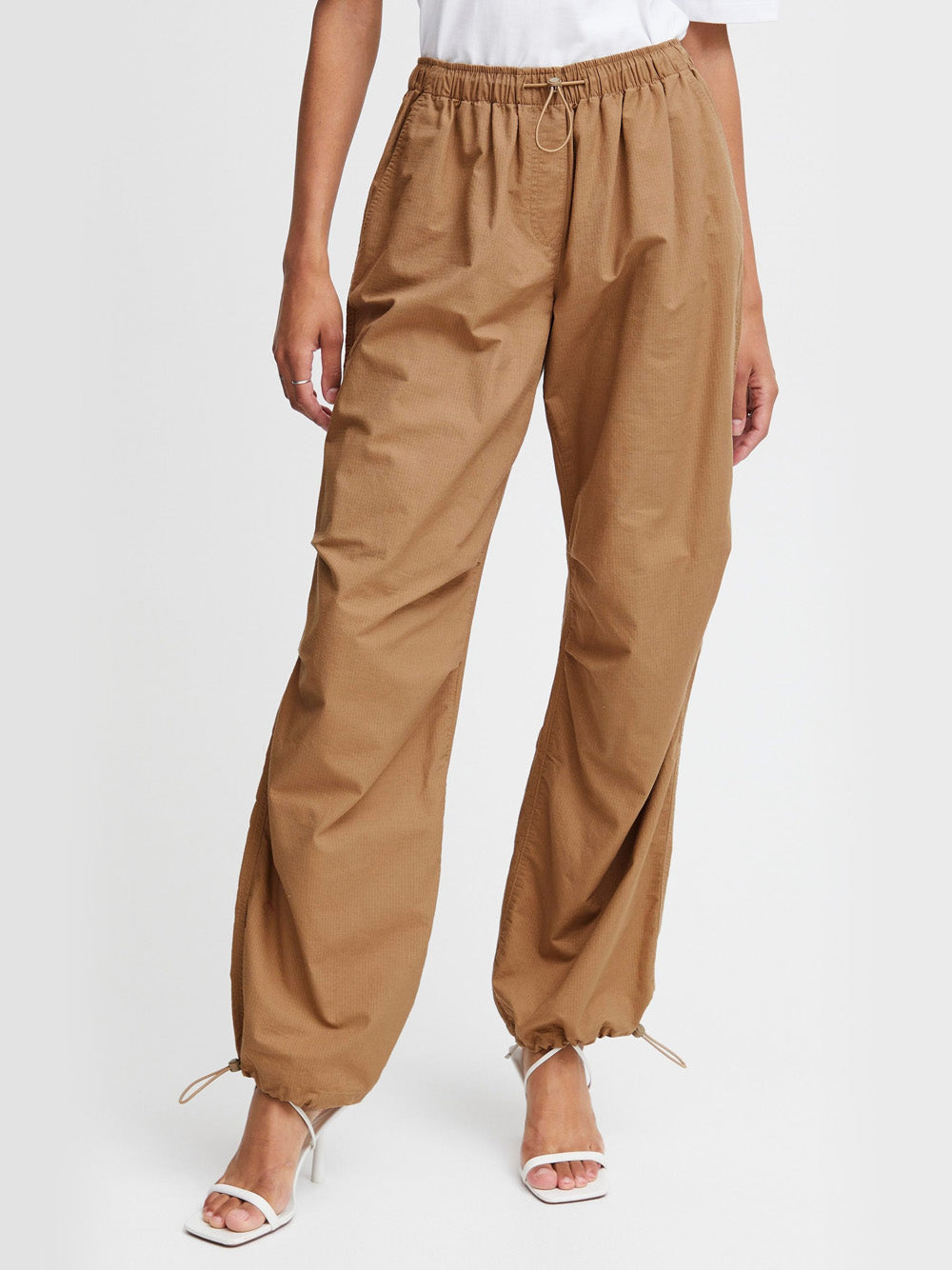 Pantalone Jogger b.young da Donna - Marrone