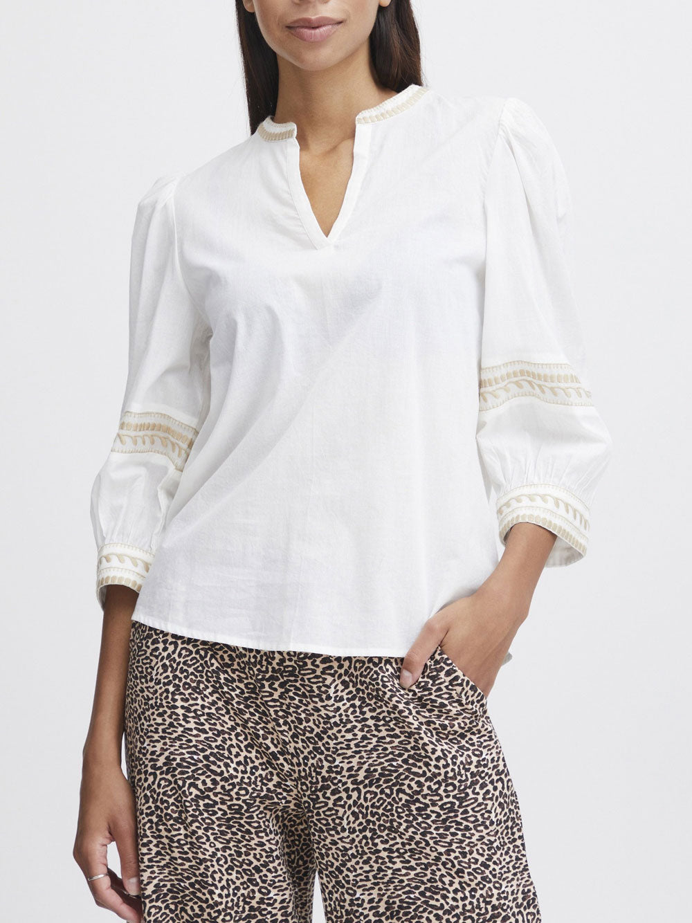 Blusa b.young da Donna - Beige