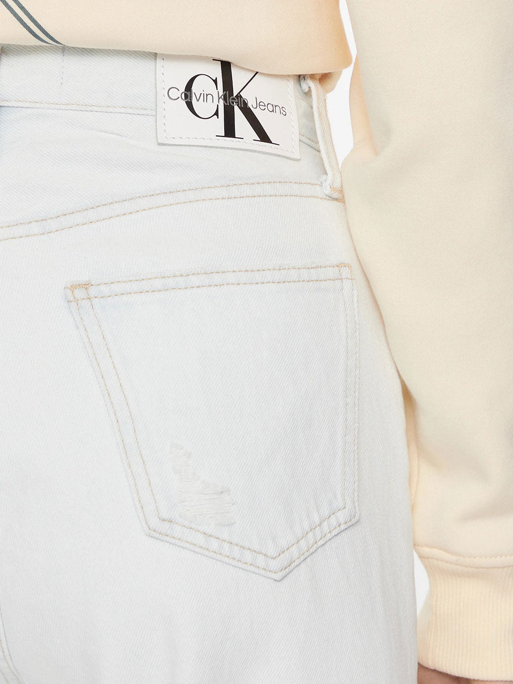 Jeans Mom Calvin Klein da Donna - Denim