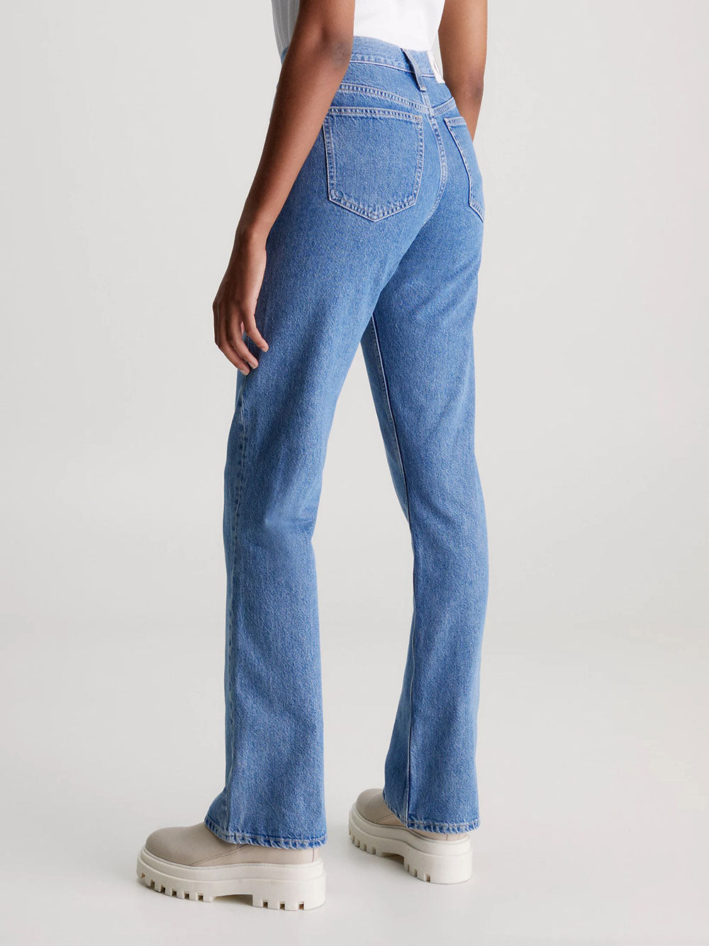 Jeans Bootcut Calvin Klein Bootcut da Donna - Denim