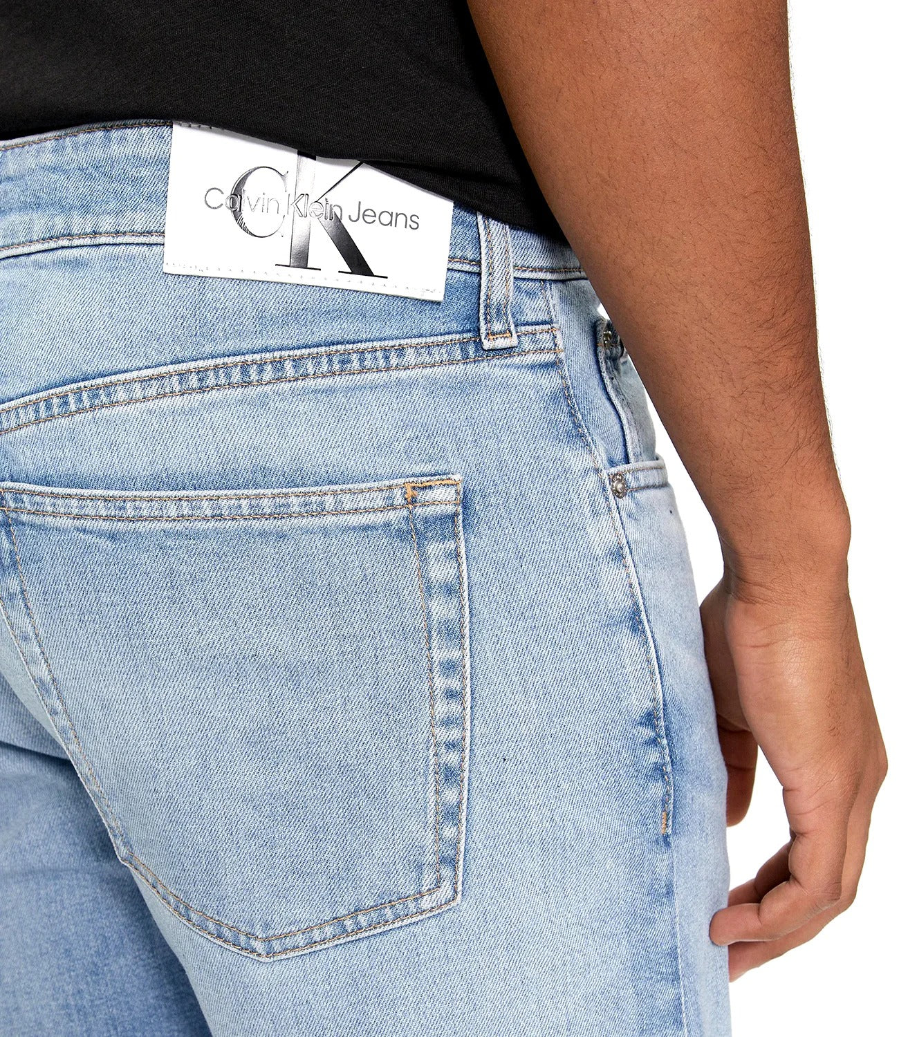 Jeans Slim Calvin Klein Slim Taper da Uomo - Denim