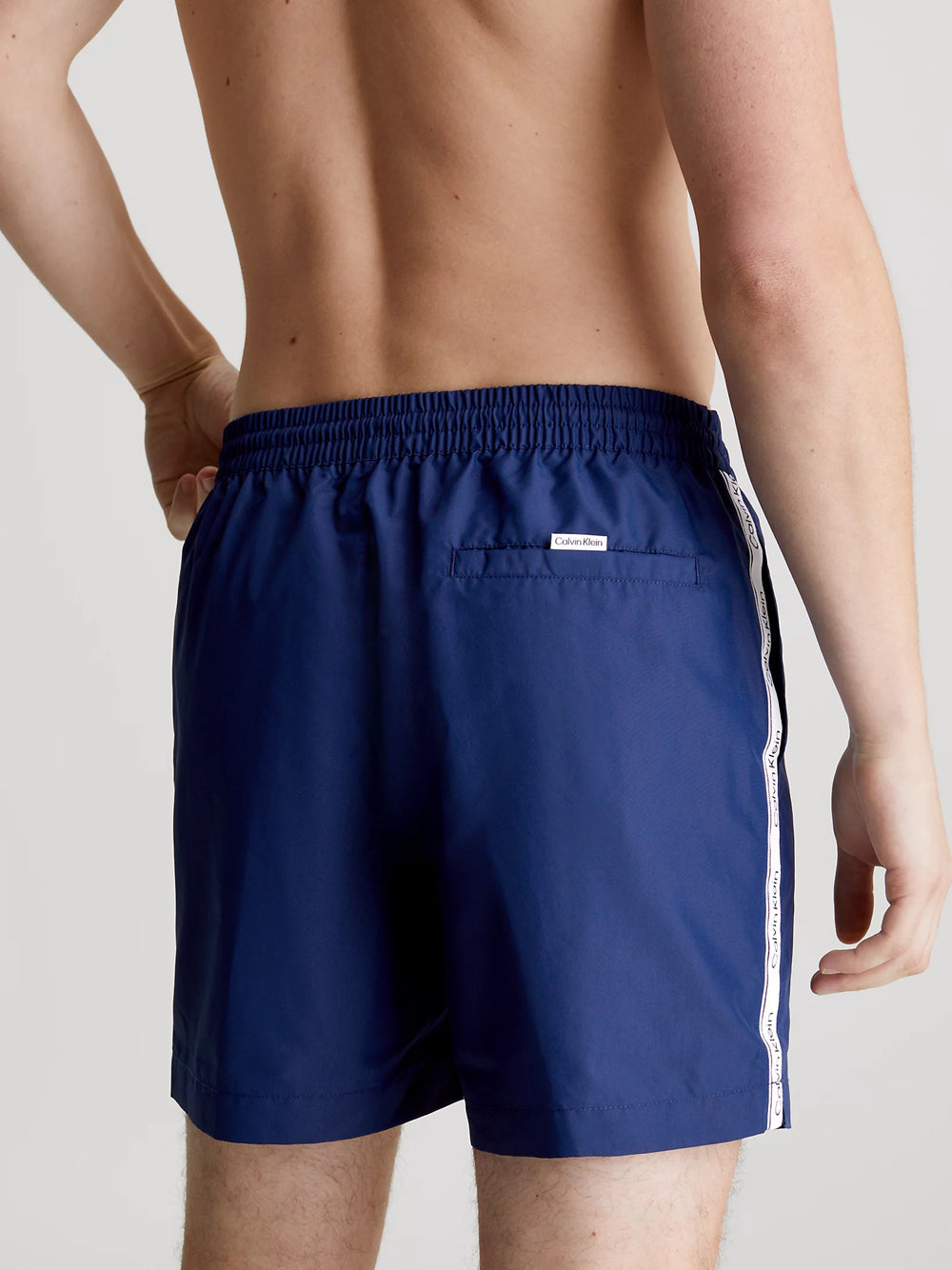 Shorts Mare Calvin Klein Medium Drawstring da Uomo - Blu