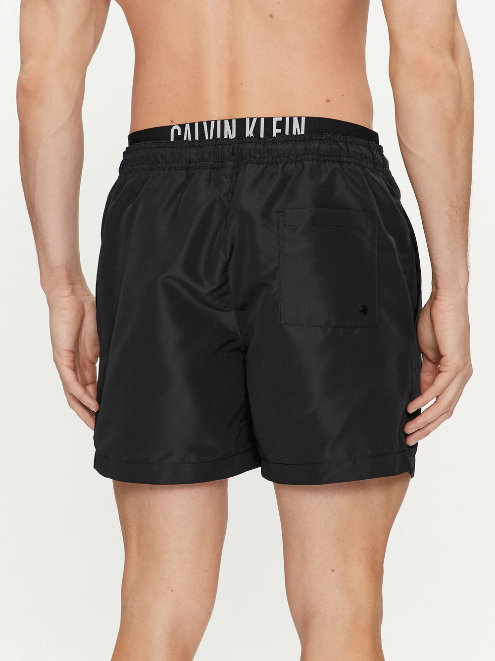 Shorts Mare Calvin Klein Double Wb da Uomo - Nero