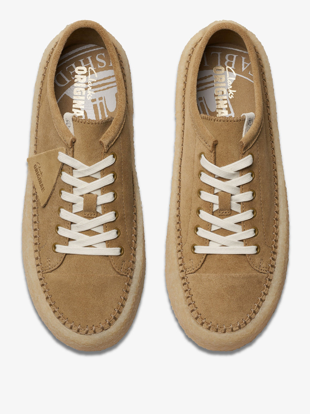 Sneakers Clarks Caravan Low da Uomo - Beige