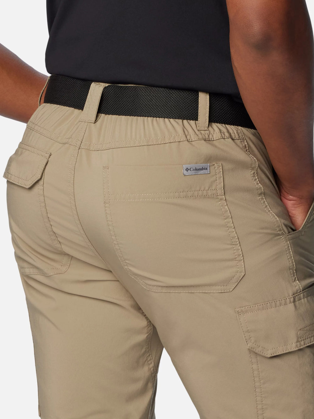 Pantalone Cargo Columbia Silver Ridge da Uomo - Beige