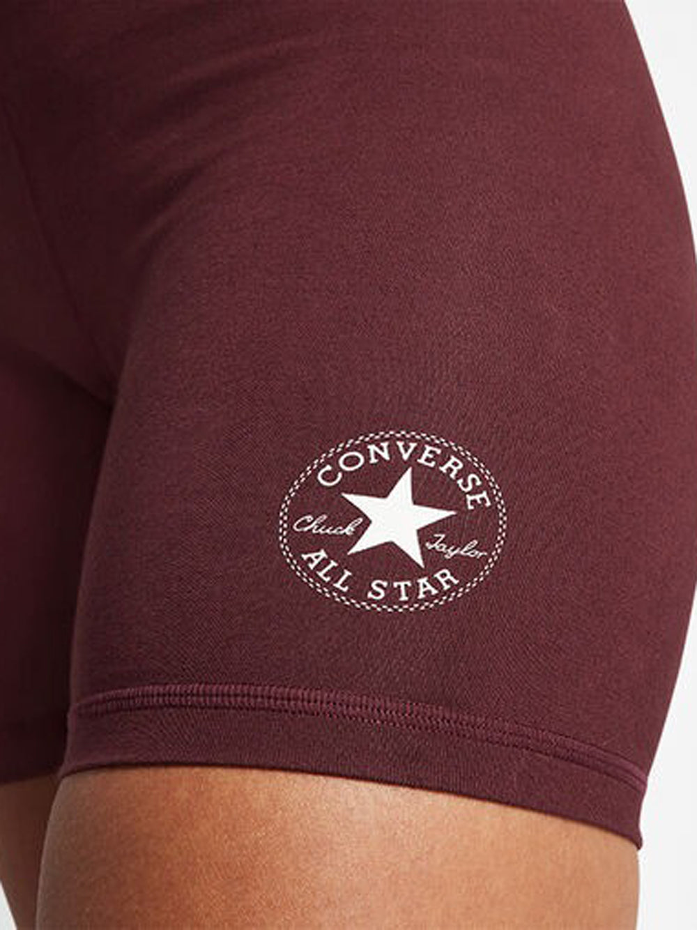 Shorts Sportivi Converse Retro Chuck Bike da Donna - Bordeaux