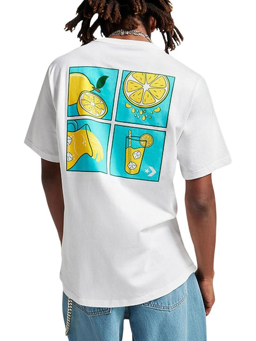 T-shirt Converse How To Lemonade da Uomo - Bianco