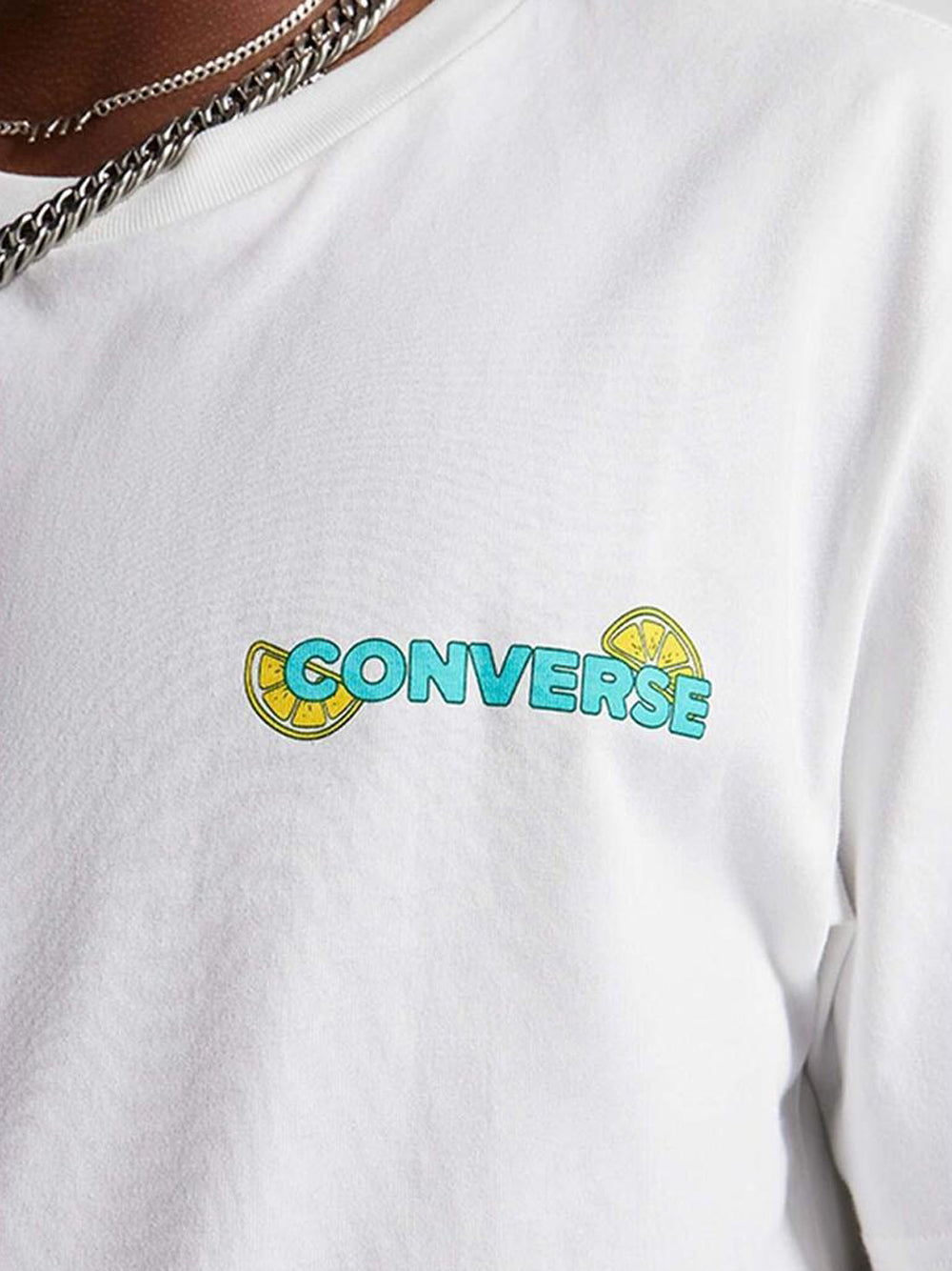 T-shirt Converse How To Lemonade da Uomo - Bianco