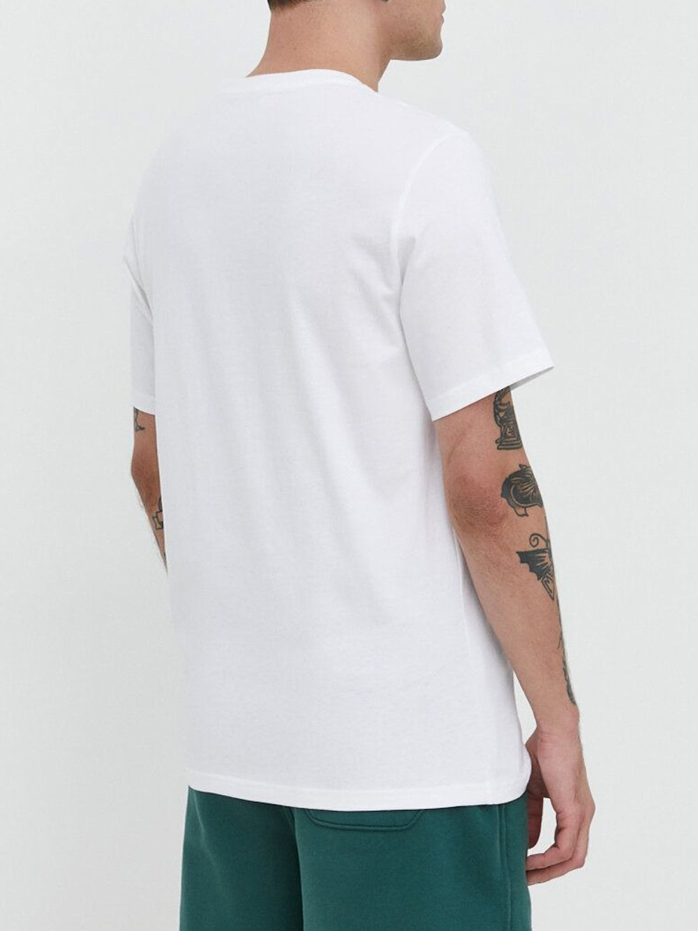 T-shirt Converse Star Chev Fill Landscape da Uomo - Bianco