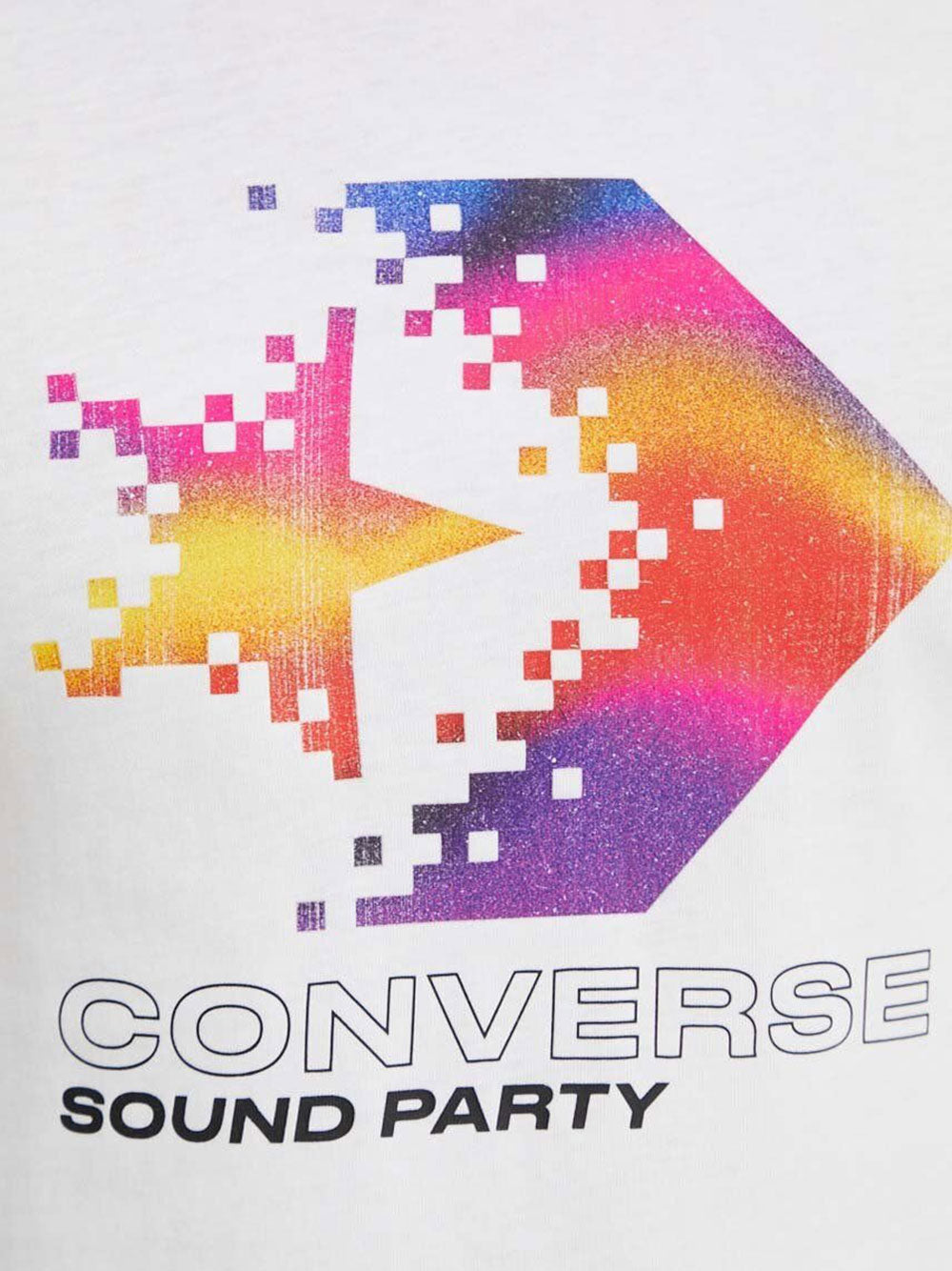 T-shirt Converse Star Chevron Infill da Donna - Bianco