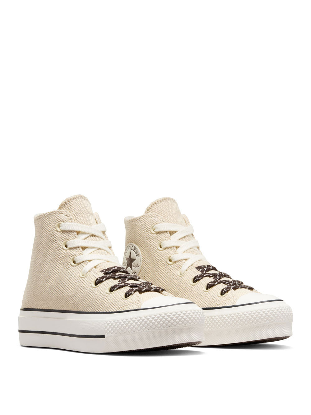 Sneakers Converse Ctas Lift Hi da Donna - Beige