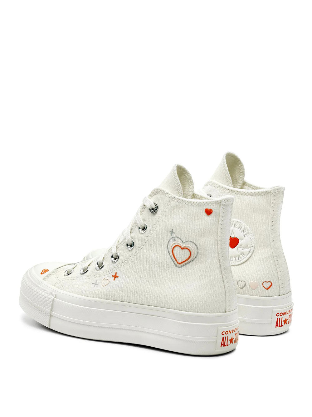 Sneakers Converse Ctas Lift Hi da Donna - Avorio