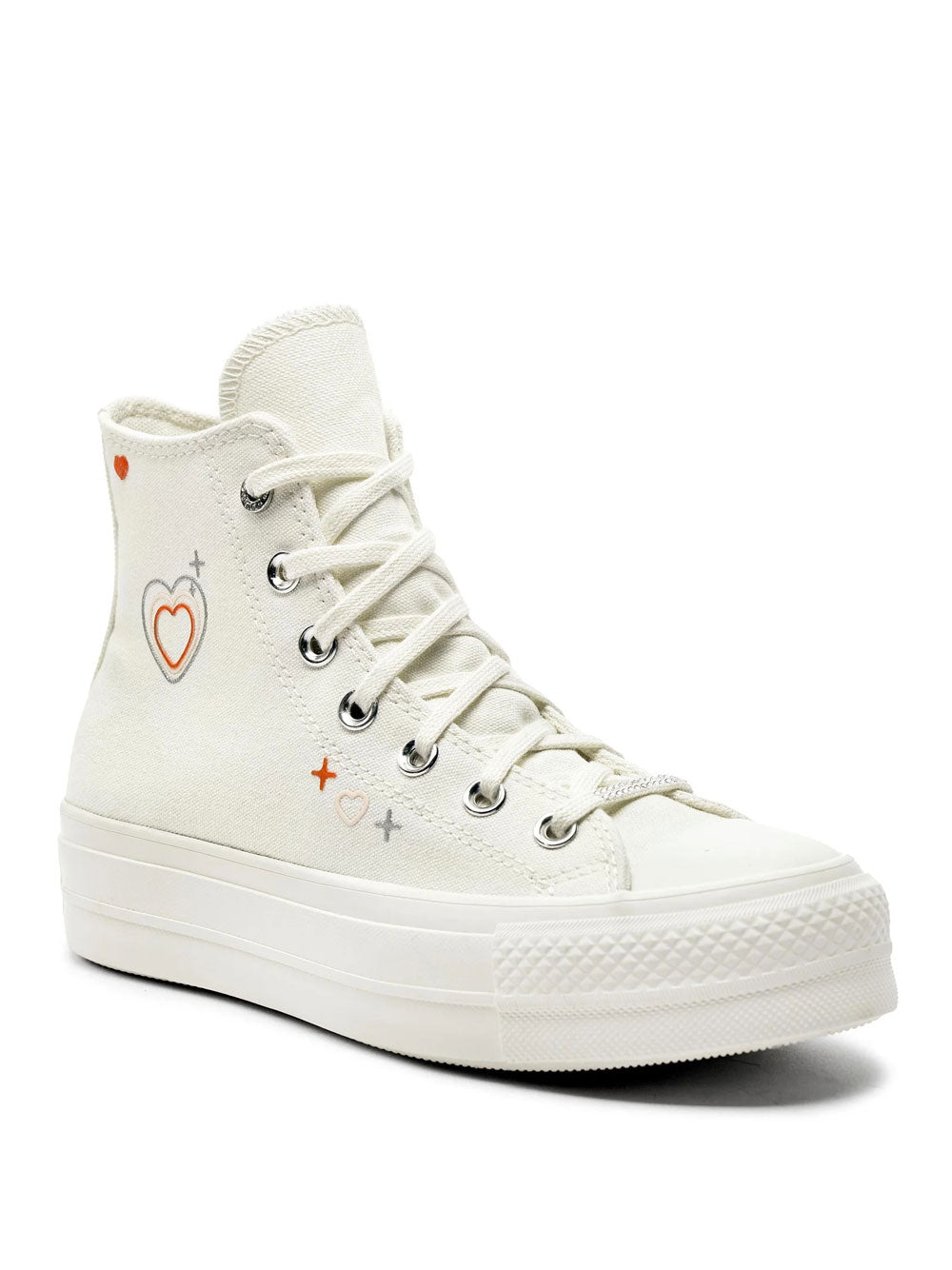 Sneakers Converse Ctas Lift Hi da Donna - Avorio