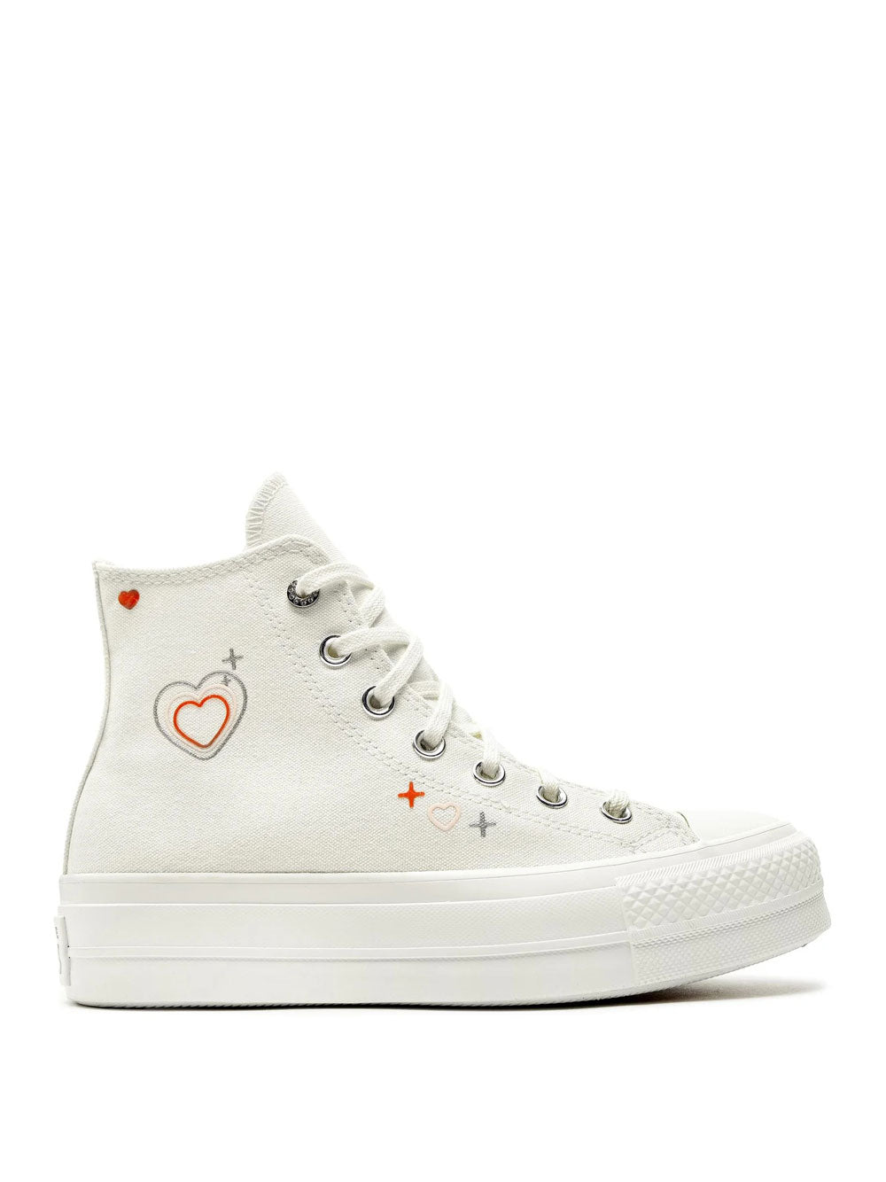 Sneakers Converse Ctas Lift Hi da Donna - Avorio