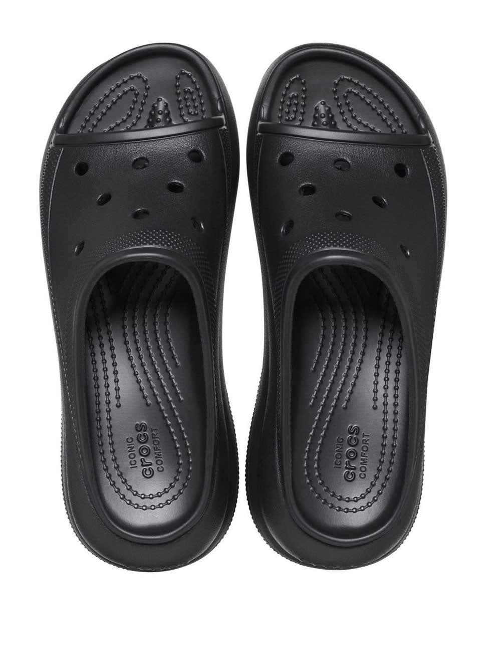 Ciabatte Crocs Crush Slide da Donna - Nero