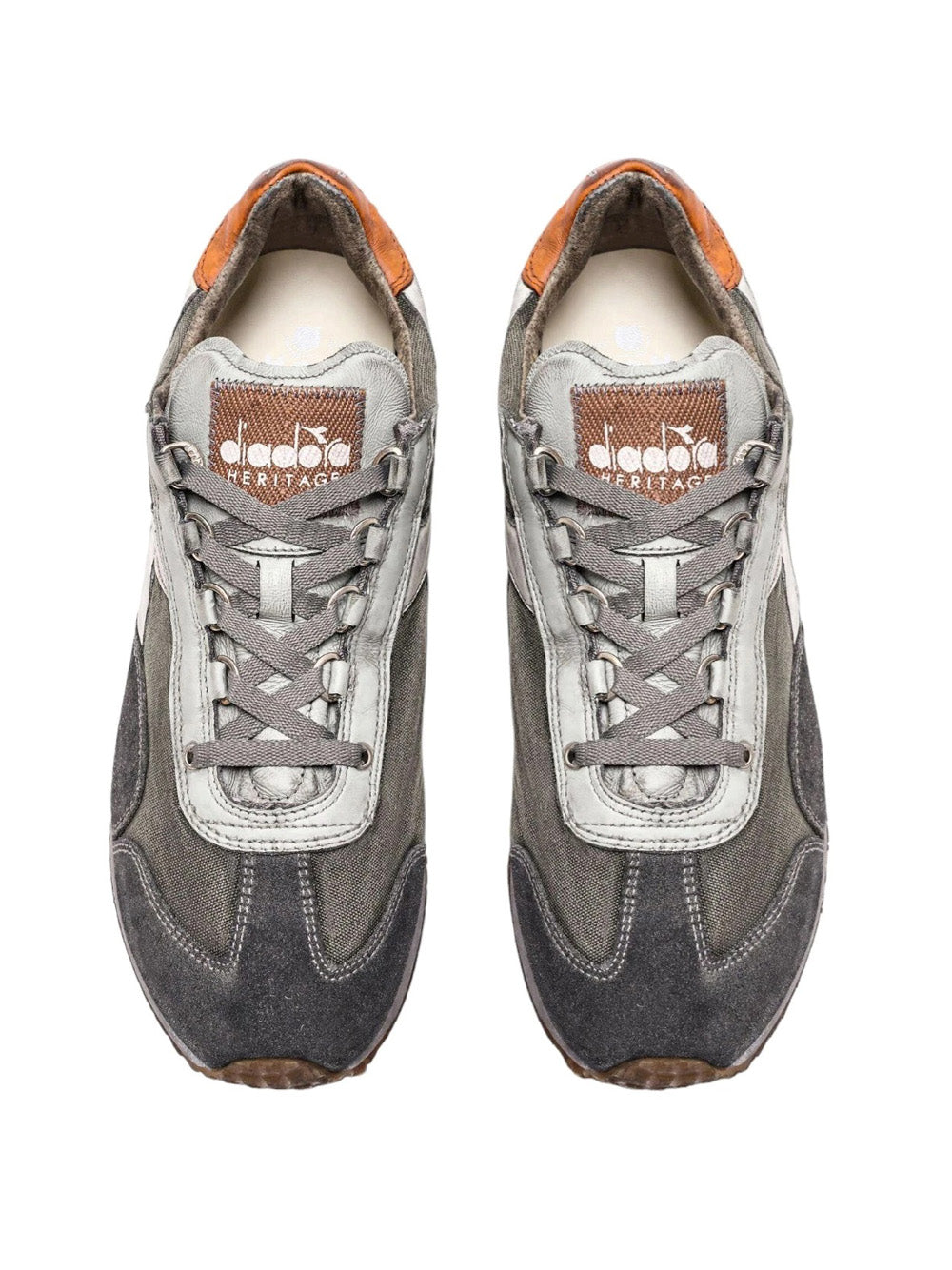 Sneakers Diadora Equipe Dirty Stone Wash Evo Unisex - Grigio