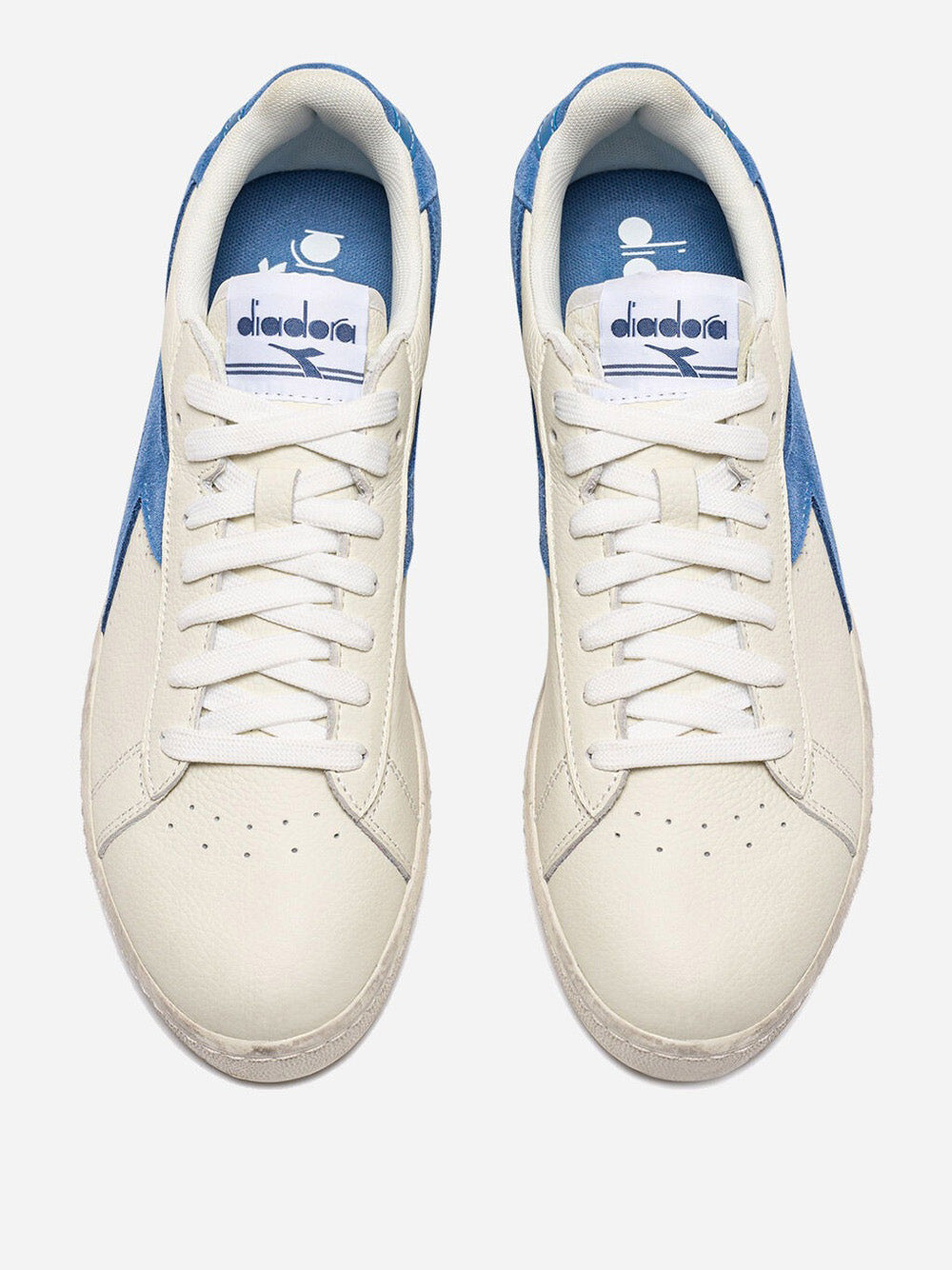 Sneakers Diadora Game Waxed Suede Pop Unisex - Bianco