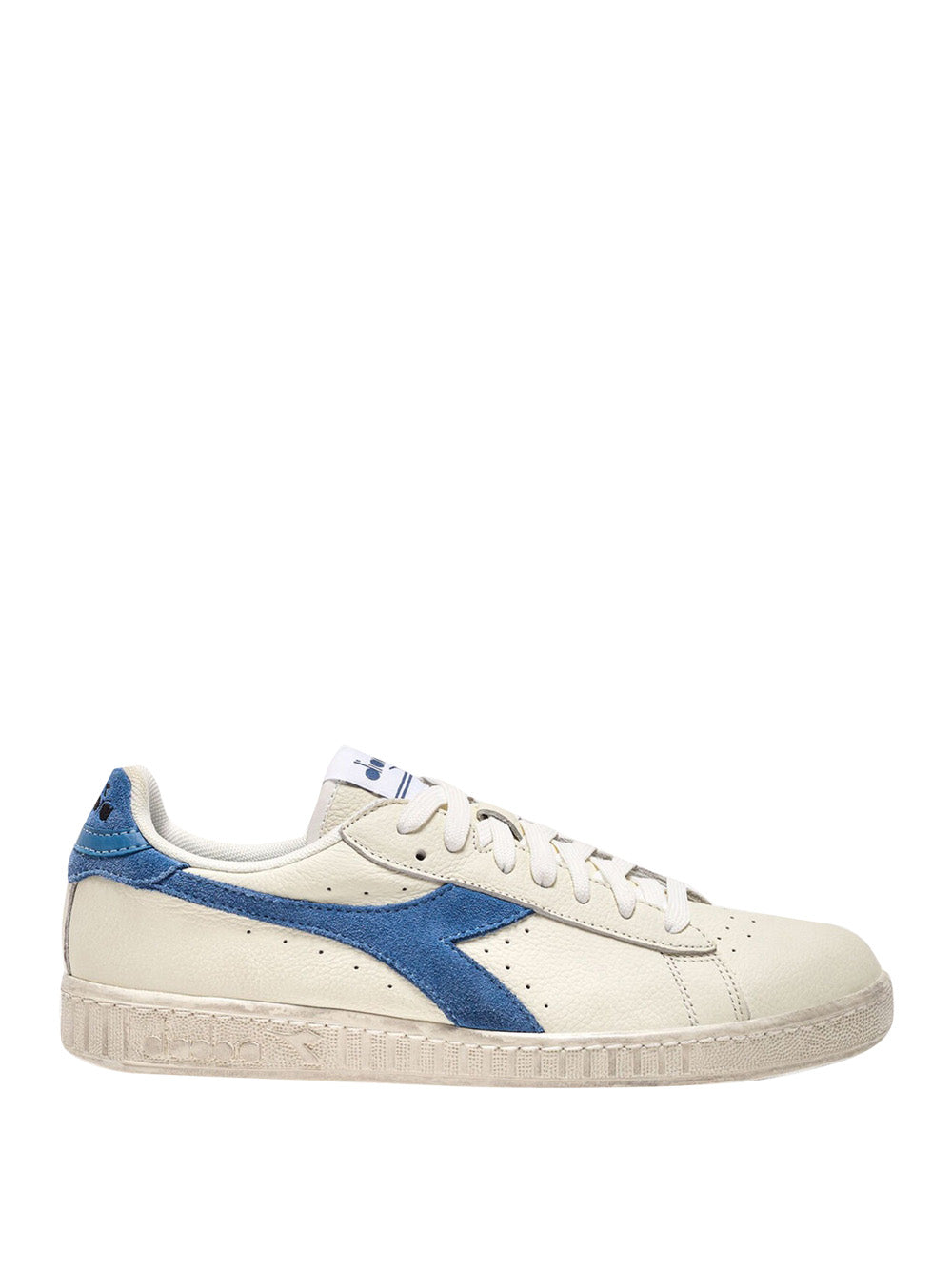 Sneakers Diadora Game Waxed Suede Pop Unisex - Bianco