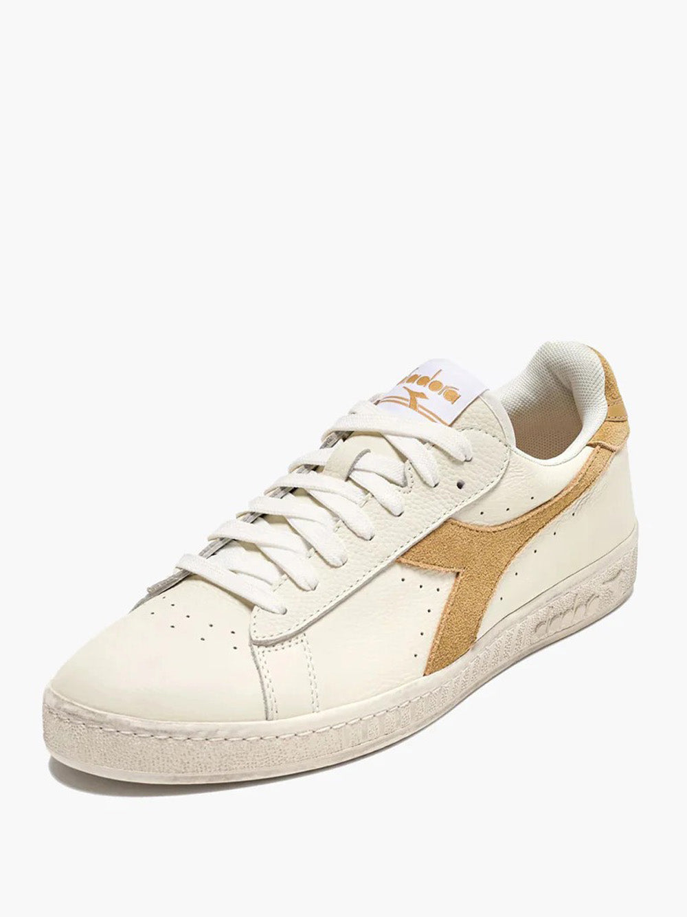 Sneakers Diadora Game Waxed Suede Pop Unisex - Bianco