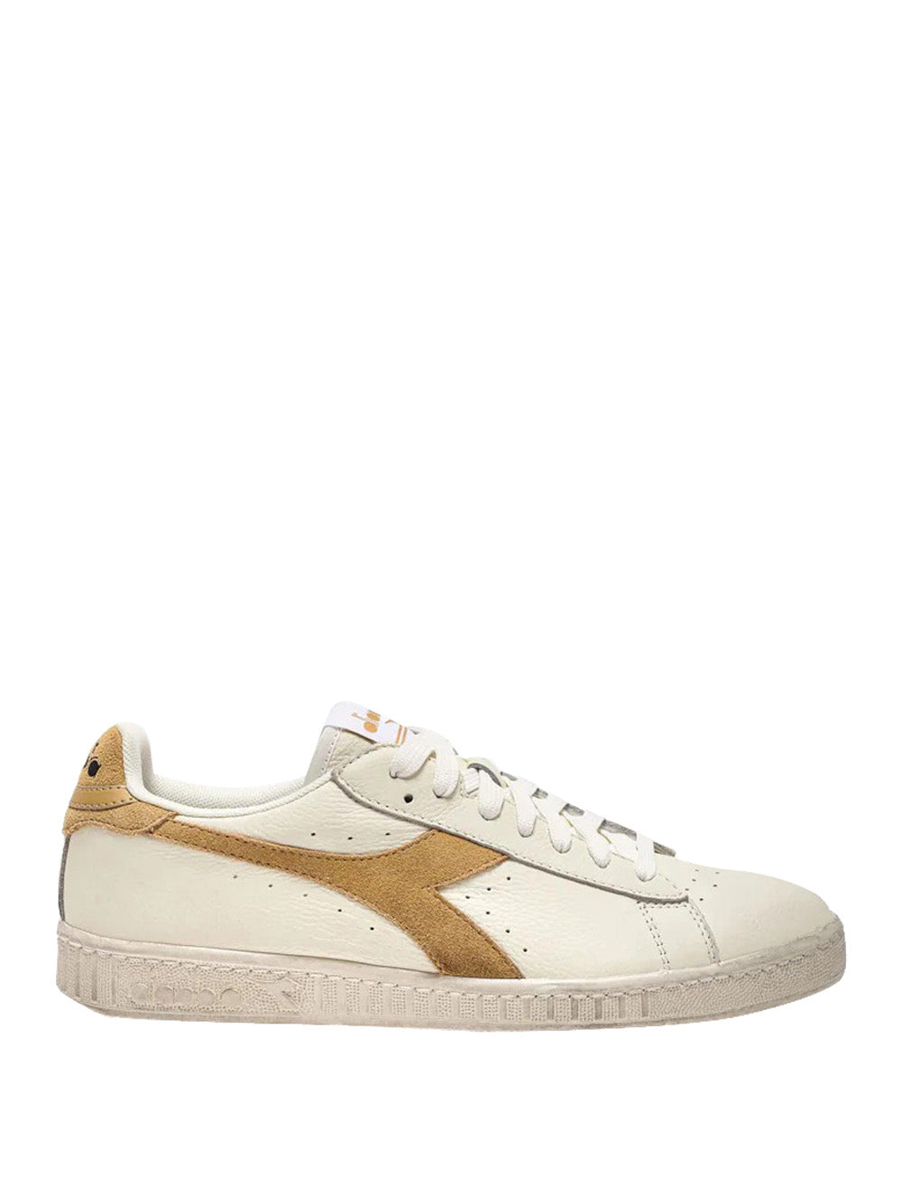 Sneakers Diadora Game Waxed Suede Pop Unisex - Bianco