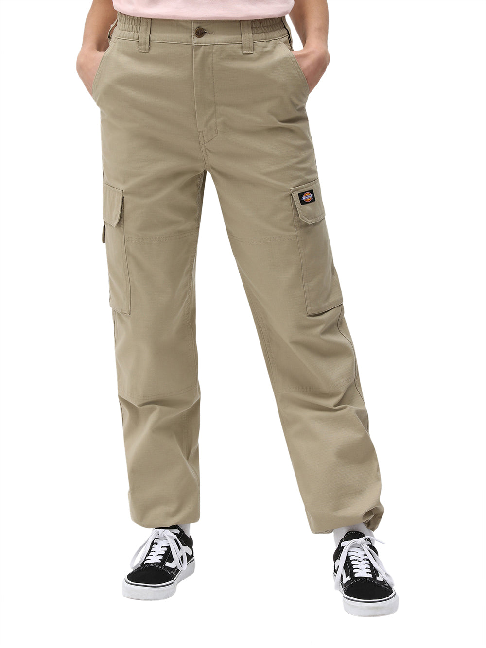 Pantalone Cargo Dickies Hooper Bay da Donna - Beige