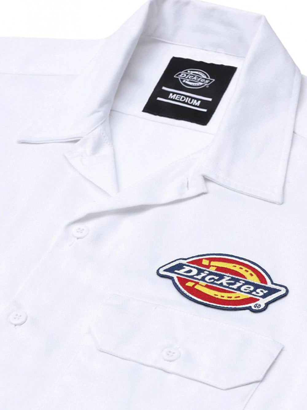 Camicia Casual Dickies Clintondale da Uomo - Bianco