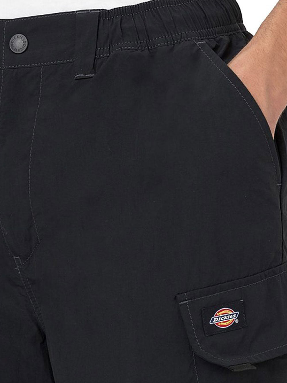 Bermuda Casual Dickies Cargo Jackson da Uomo - Nero