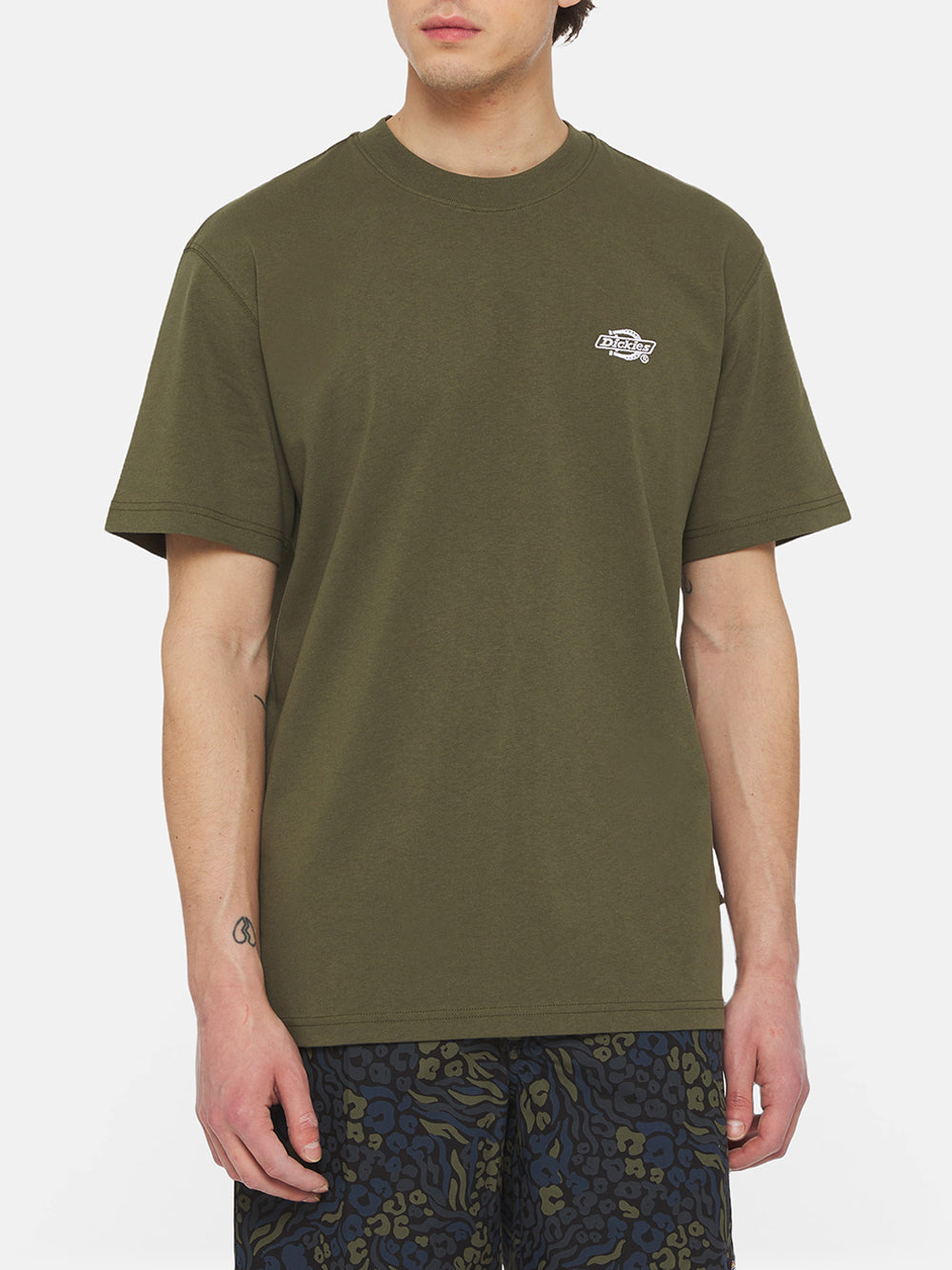 T-shirt Dickies Summerdale da Uomo - Verde