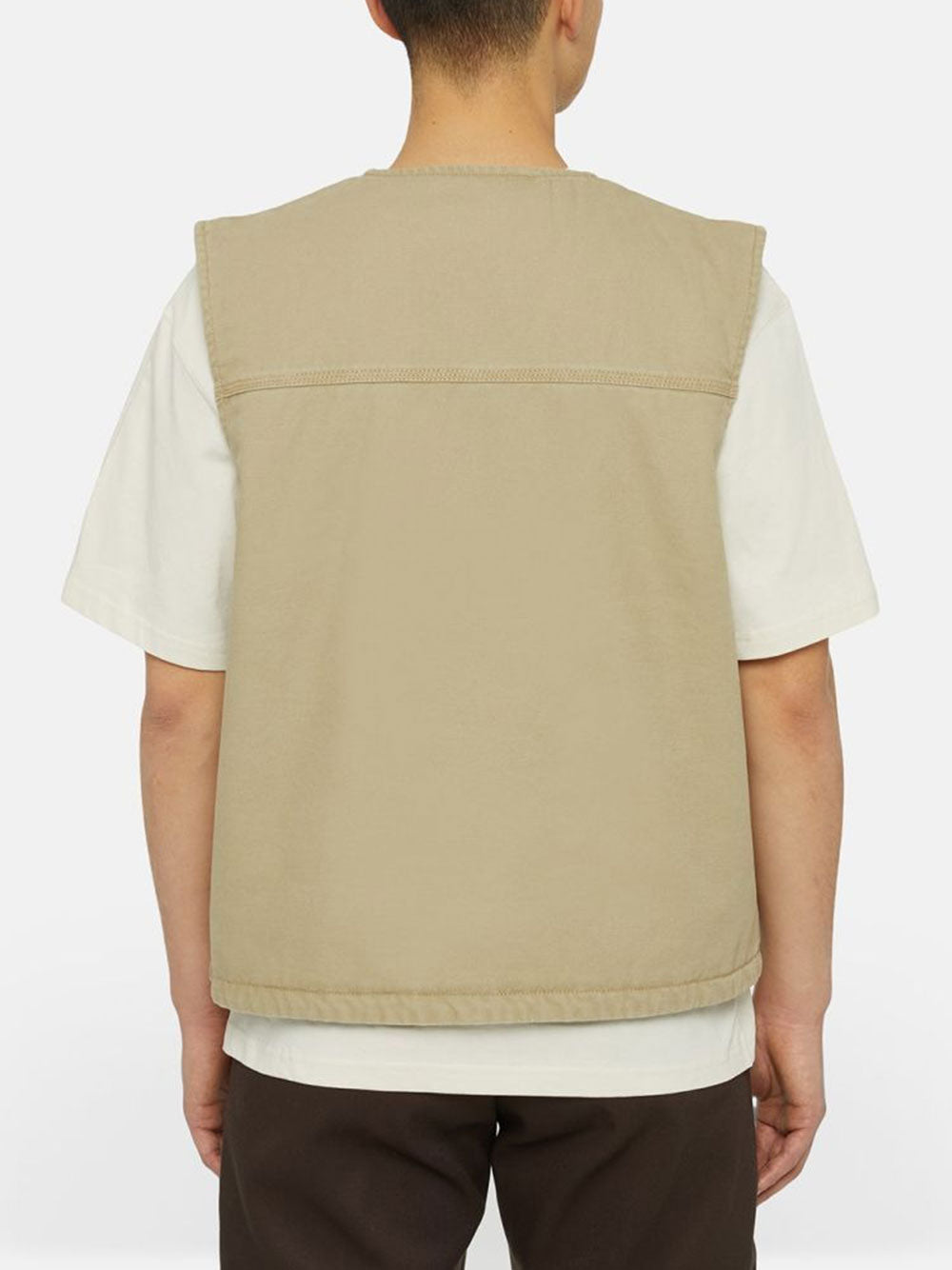 Gilet Dickies Duck Canvas da Uomo - Beige