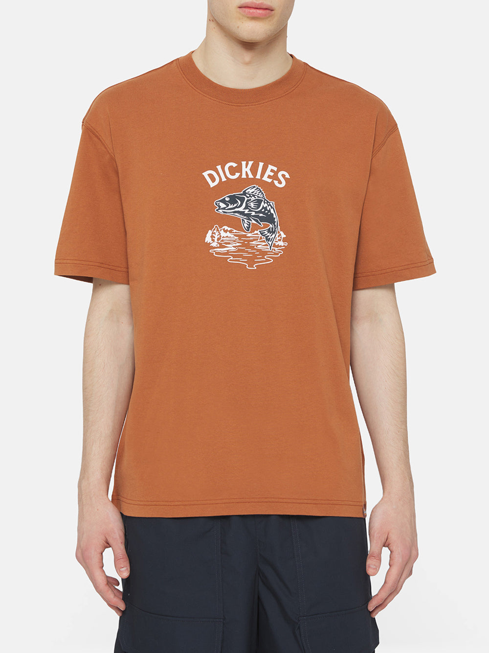 T-shirt Dickies Dumfries da Uomo - Marrone