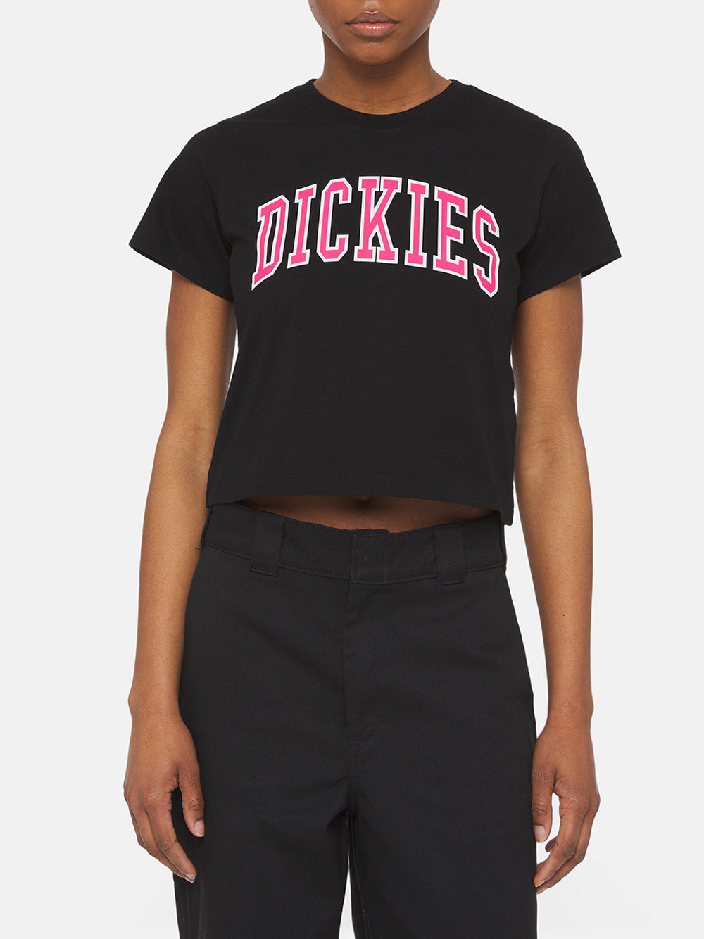 T-shirt Dickies Aitkin da Donna - Nero