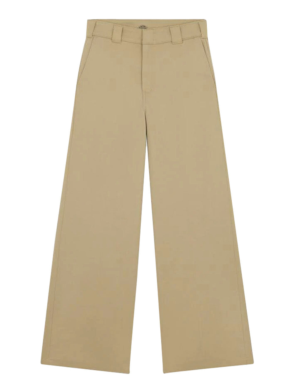 Pantalone Palazzo Dickies Wide Leg Work da Donna - Beige