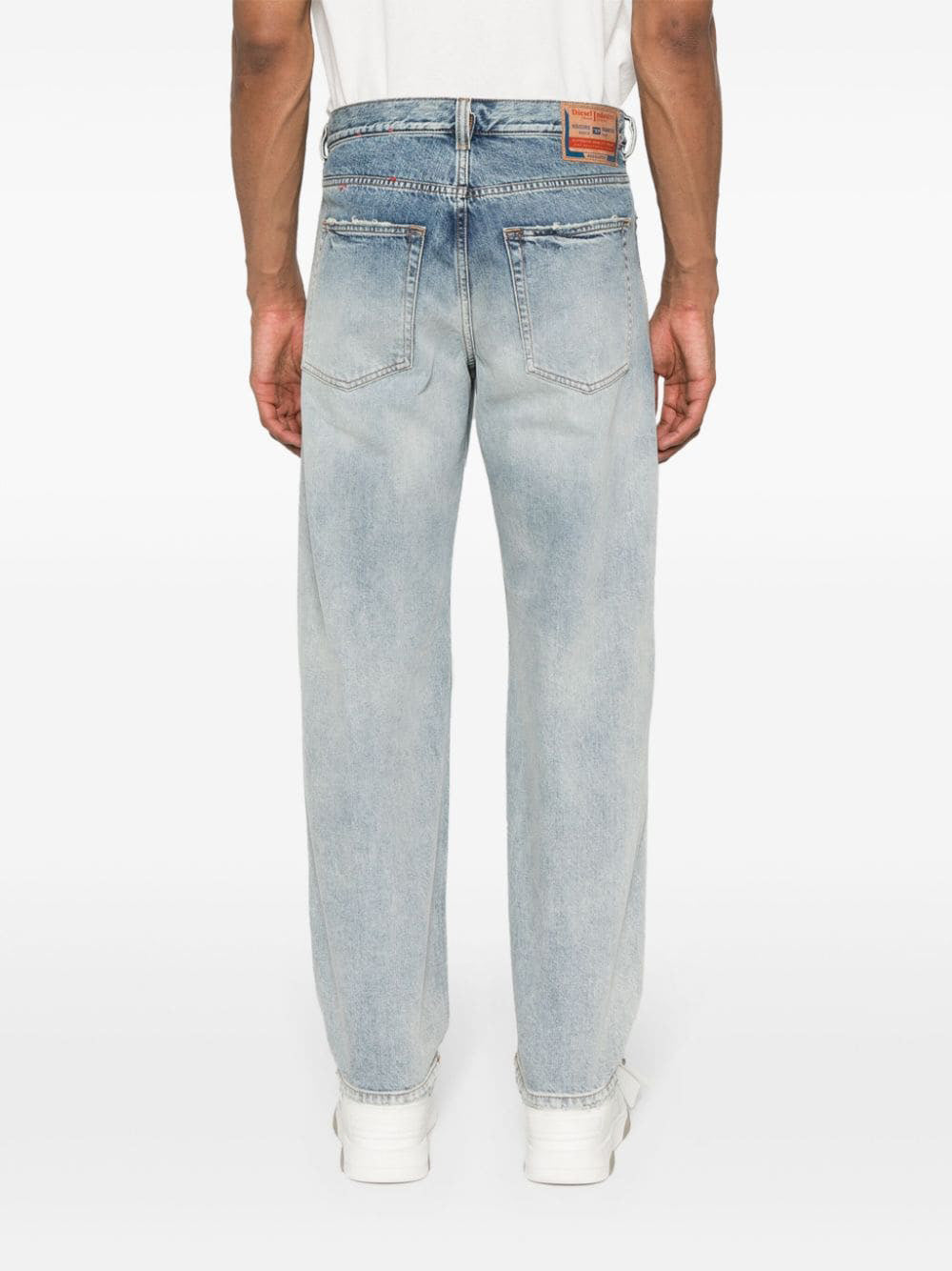 Jeans Straight Diesel Macs da Uomo - Denim