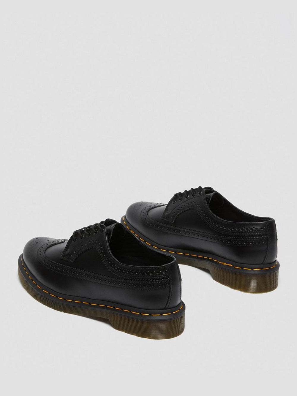 Scarpa Stringata Dr. Martens Brogue 3989 Ys Unisex - Nero