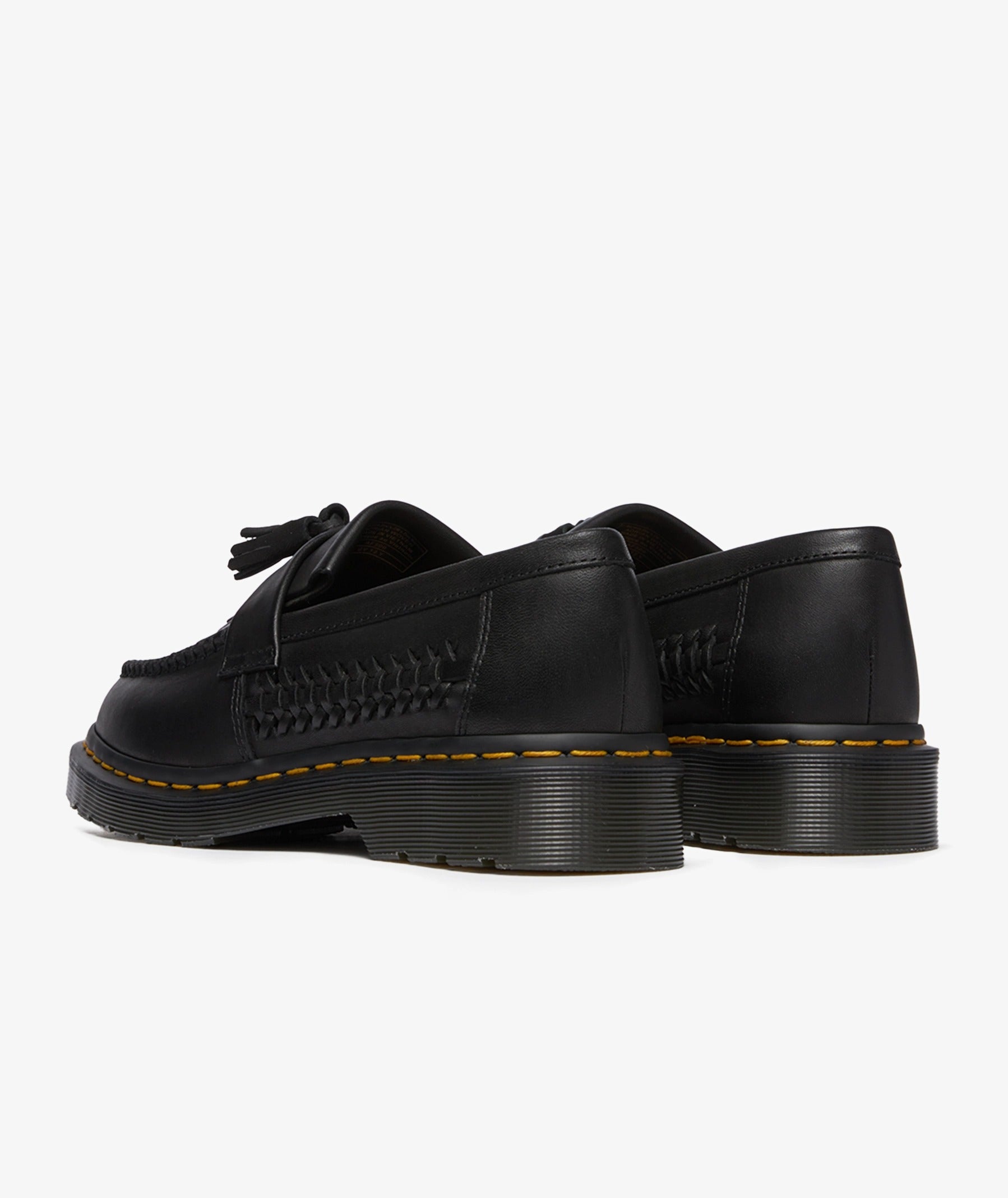 Mocassini Dr. Martens Adrian Woven da Uomo - Nero