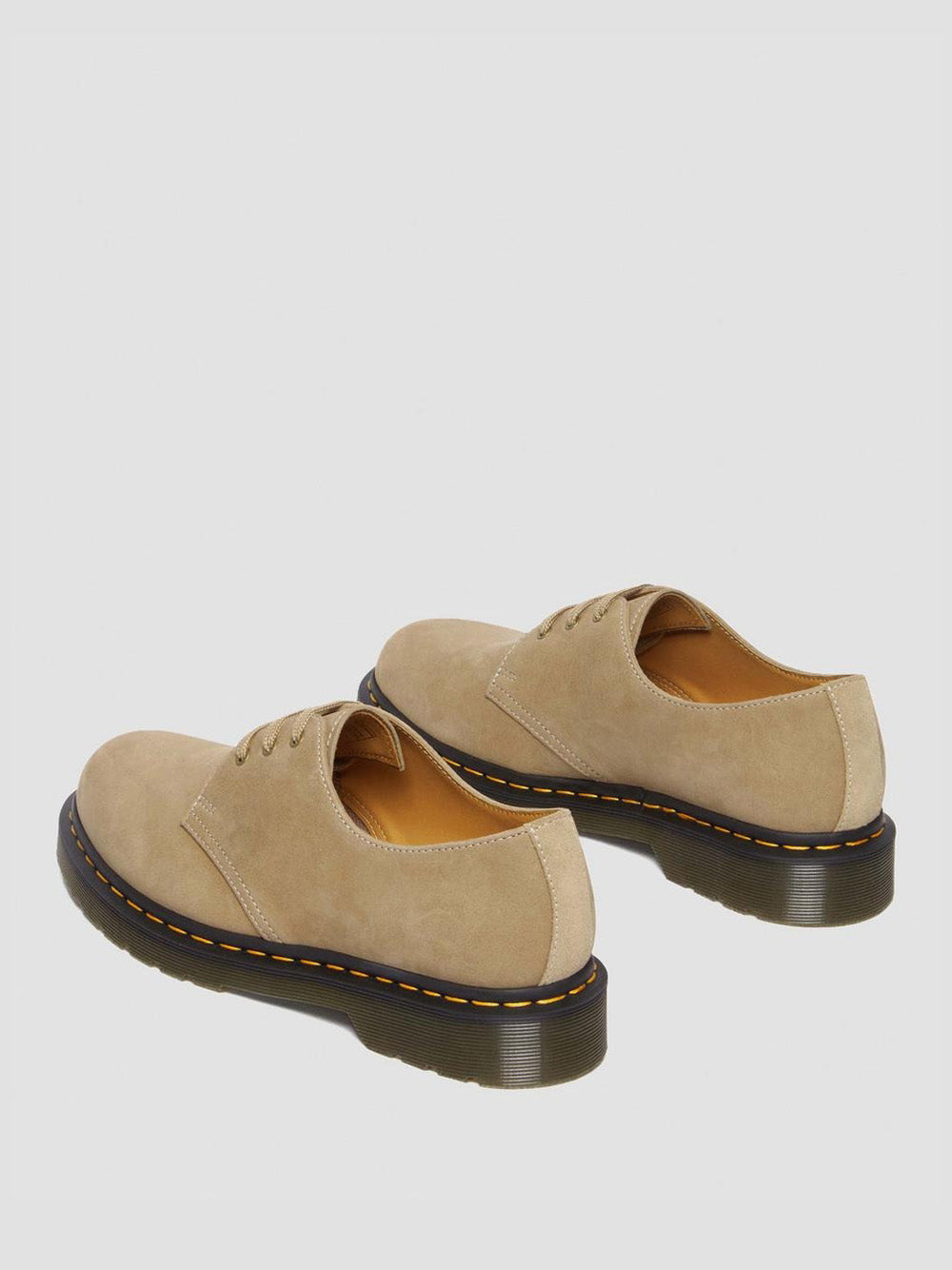 Scarpa Stringata Dr. Martens 1461 Unisex - Beige