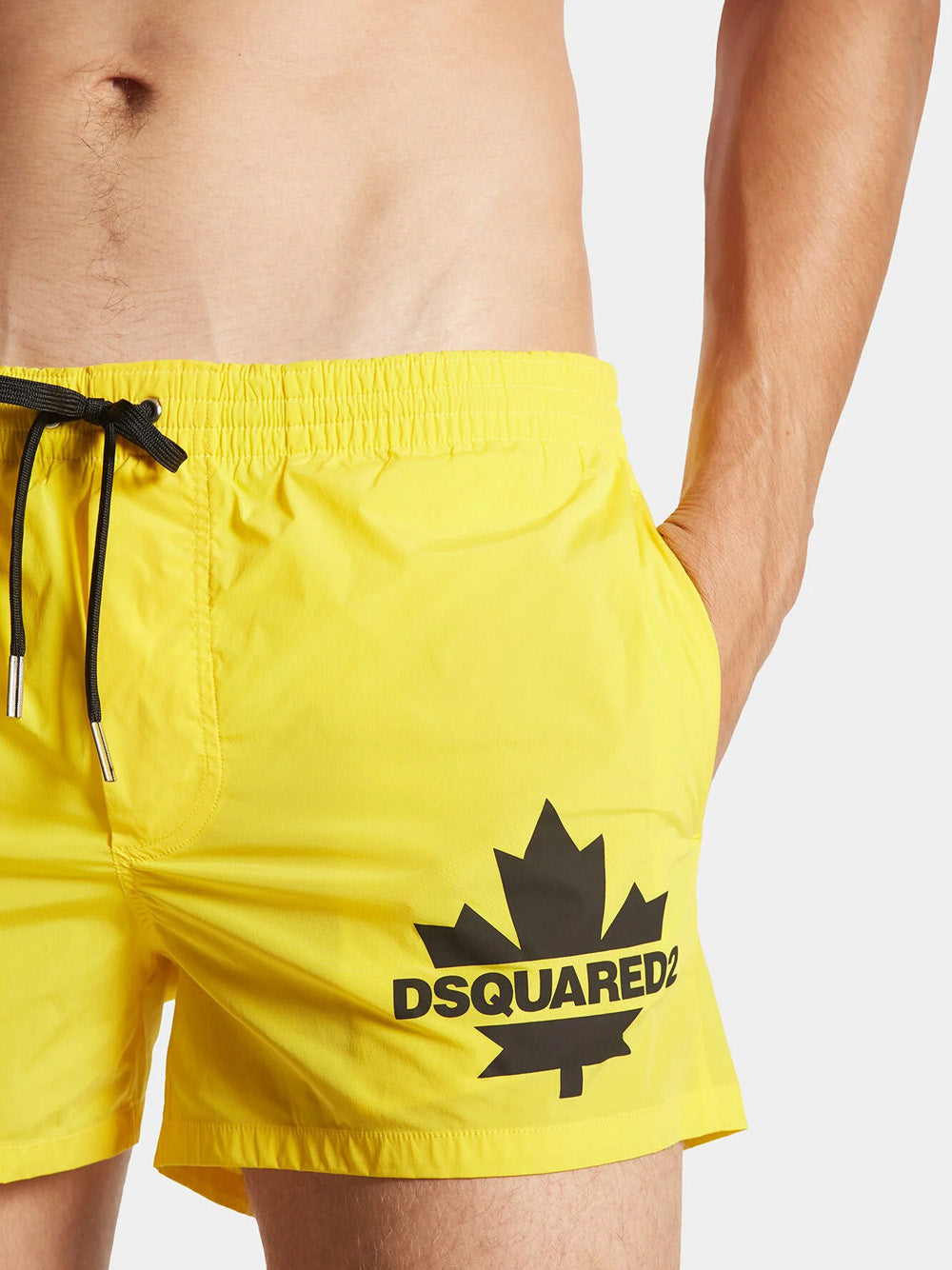 Shorts Mare Dsquared2 da Uomo - Giallo