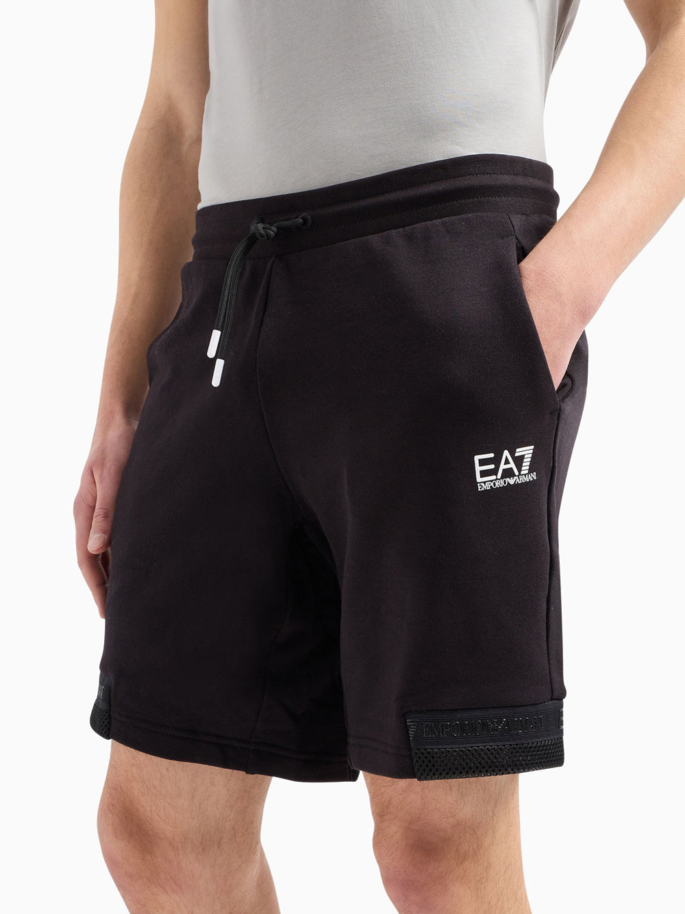 Shorts Sportivi Ea7 da Uomo - Nero