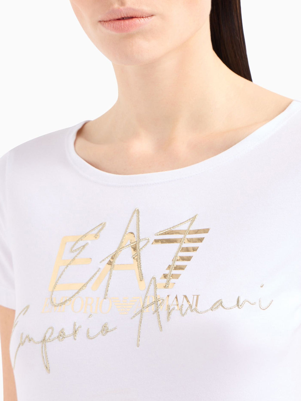 T-shirt Ea7 da Donna - Bianco