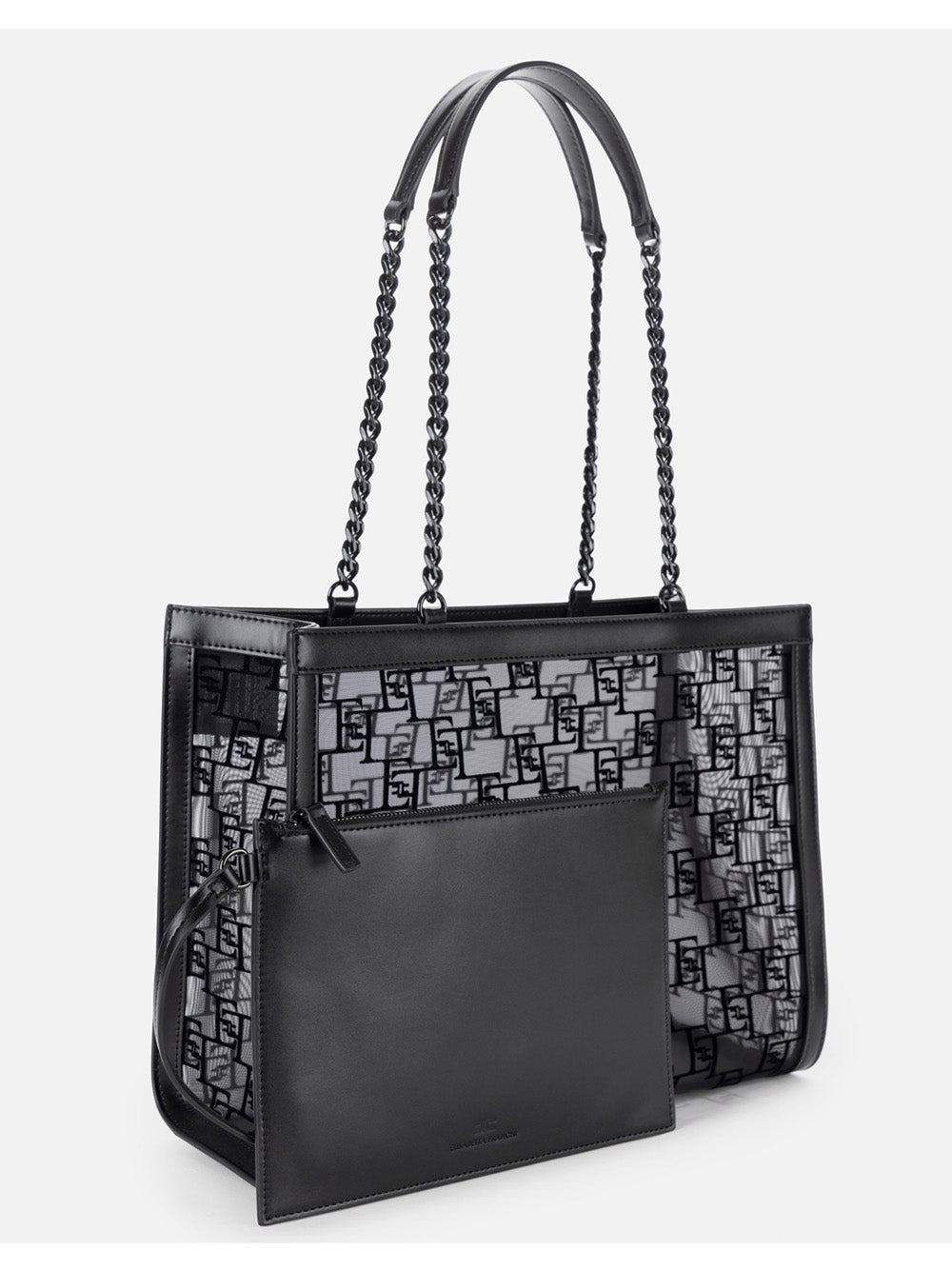 Borsa Shopper Elisabetta Franchi da Donna - Nero