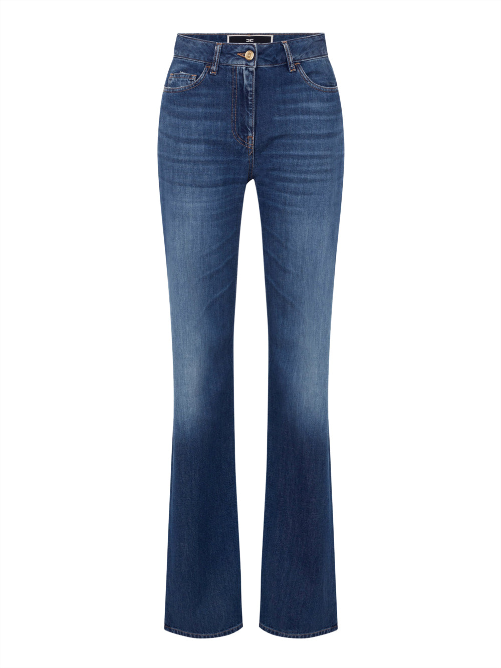 Jeans Wide Elisabetta Franchi da Donna - Denim