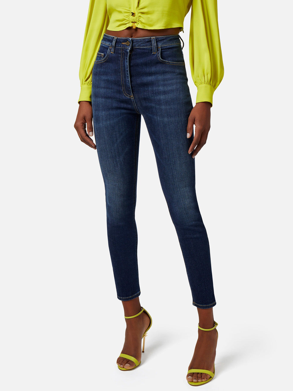 Jeans Skinny Elisabetta Franchi da Donna - Denim