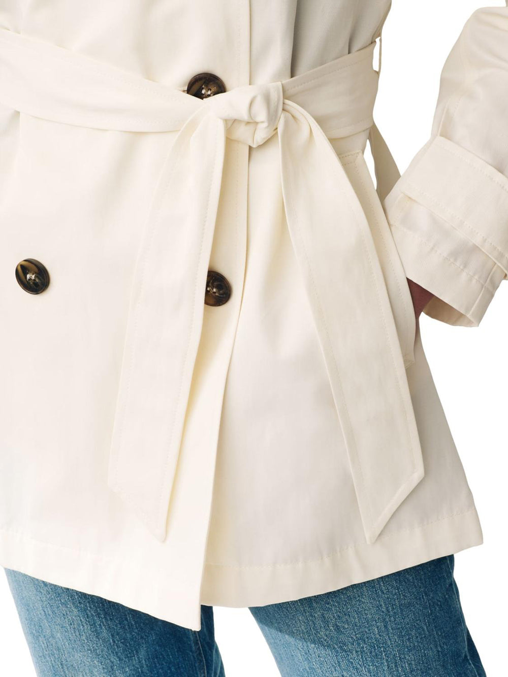 Trench Emme Marella West da Donna - Bianco