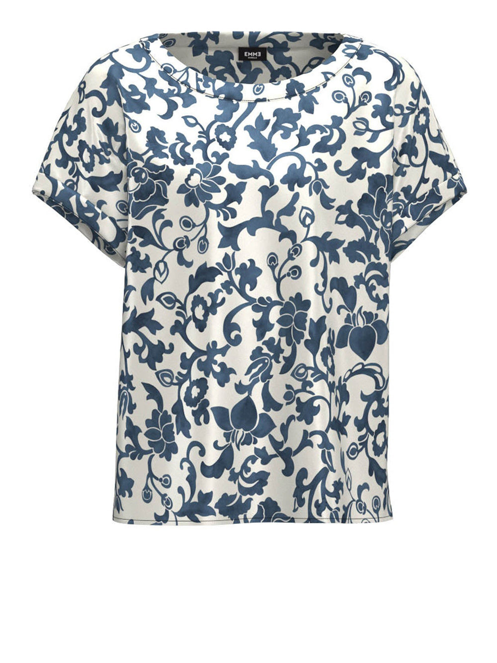 Blusa Emme Marella Rubino da Donna - Bianco Blu