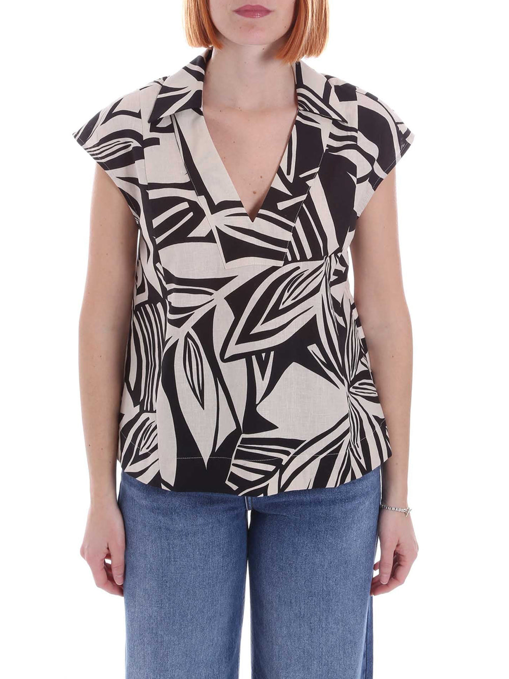 Blusa Emme Marella Bali da Donna - Nero