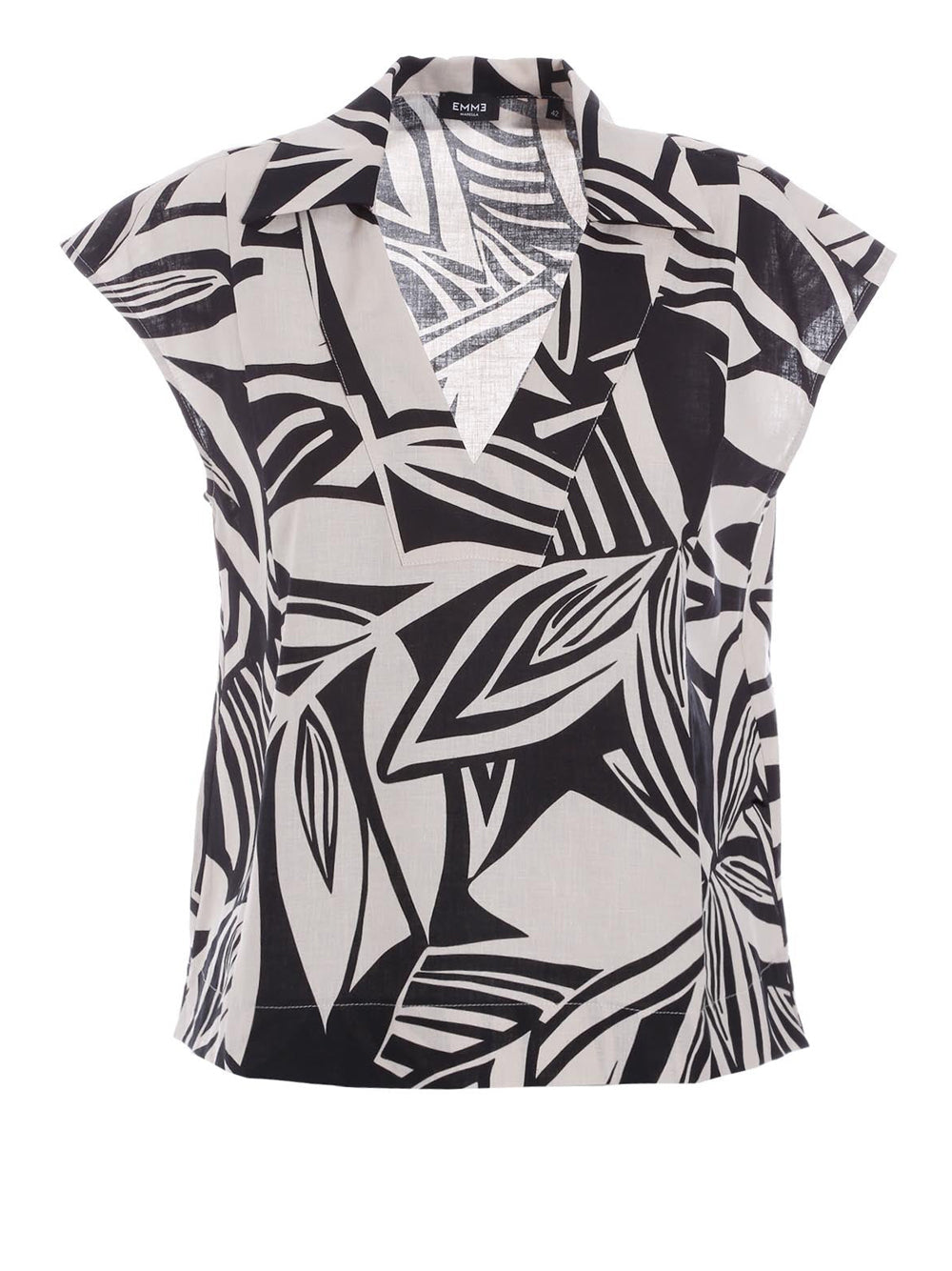 Blusa Emme Marella Bali da Donna - Nero